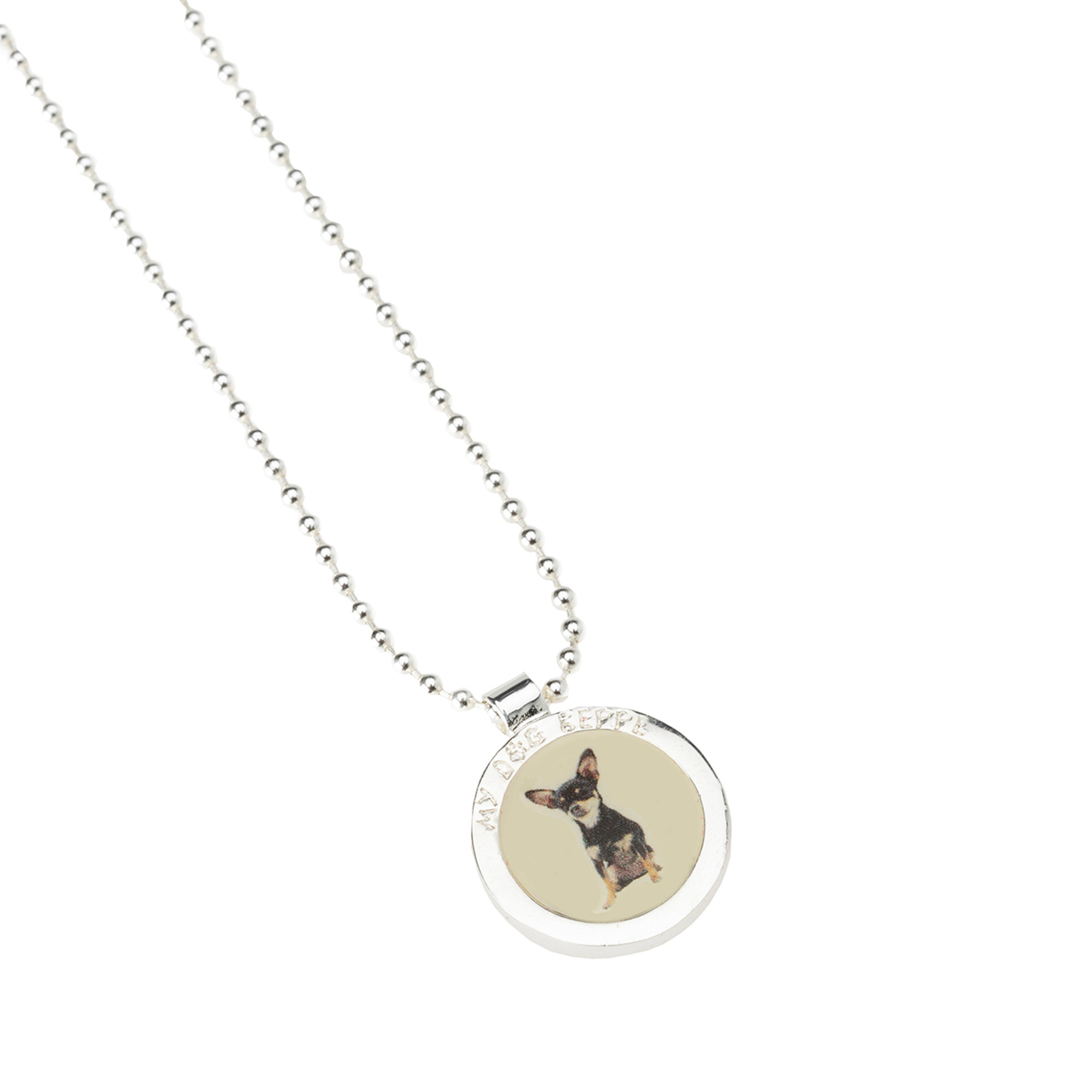 Collana Chihuahua Silverart vista0