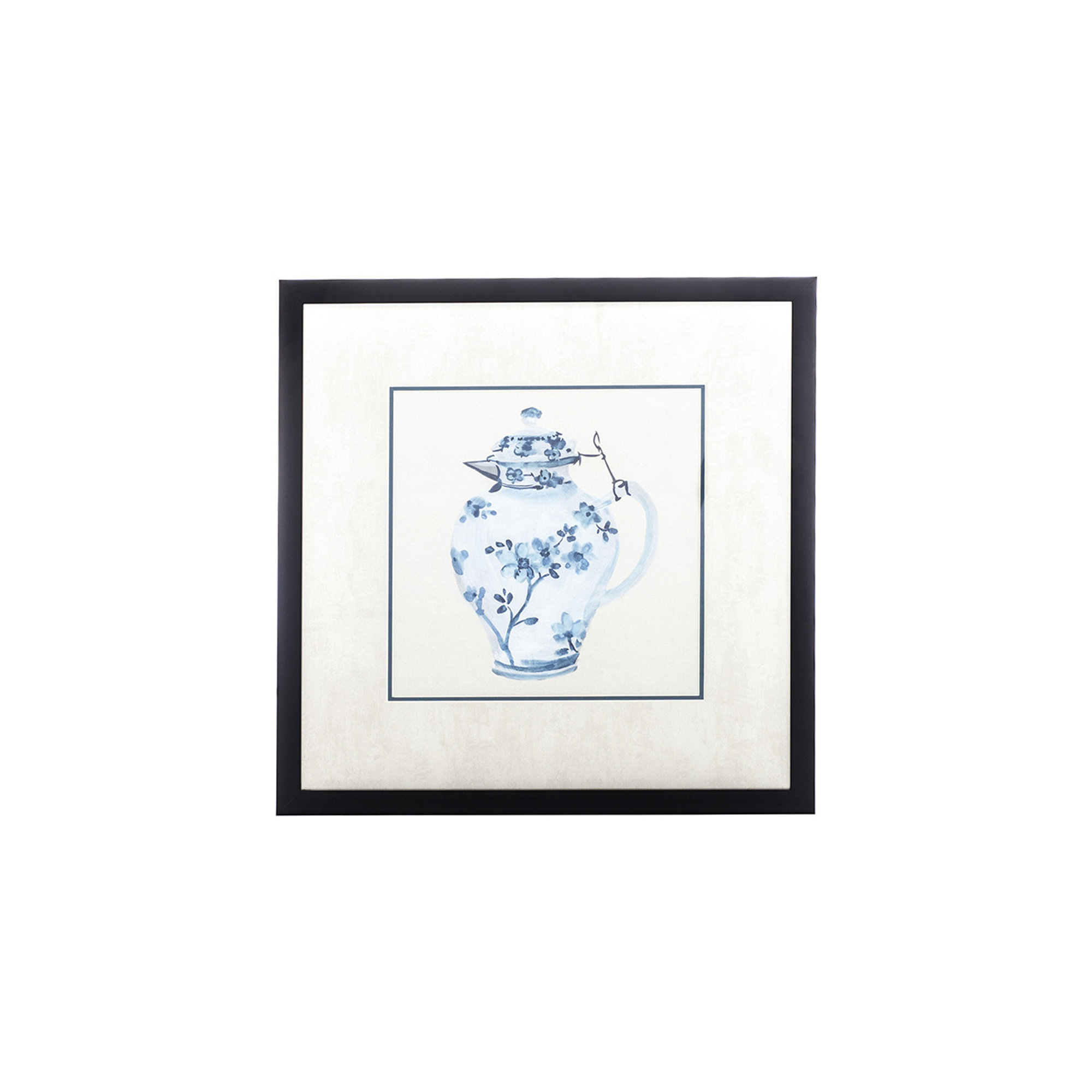 Quadro con cornice e stampa Vaso 43x43 Braid vista0