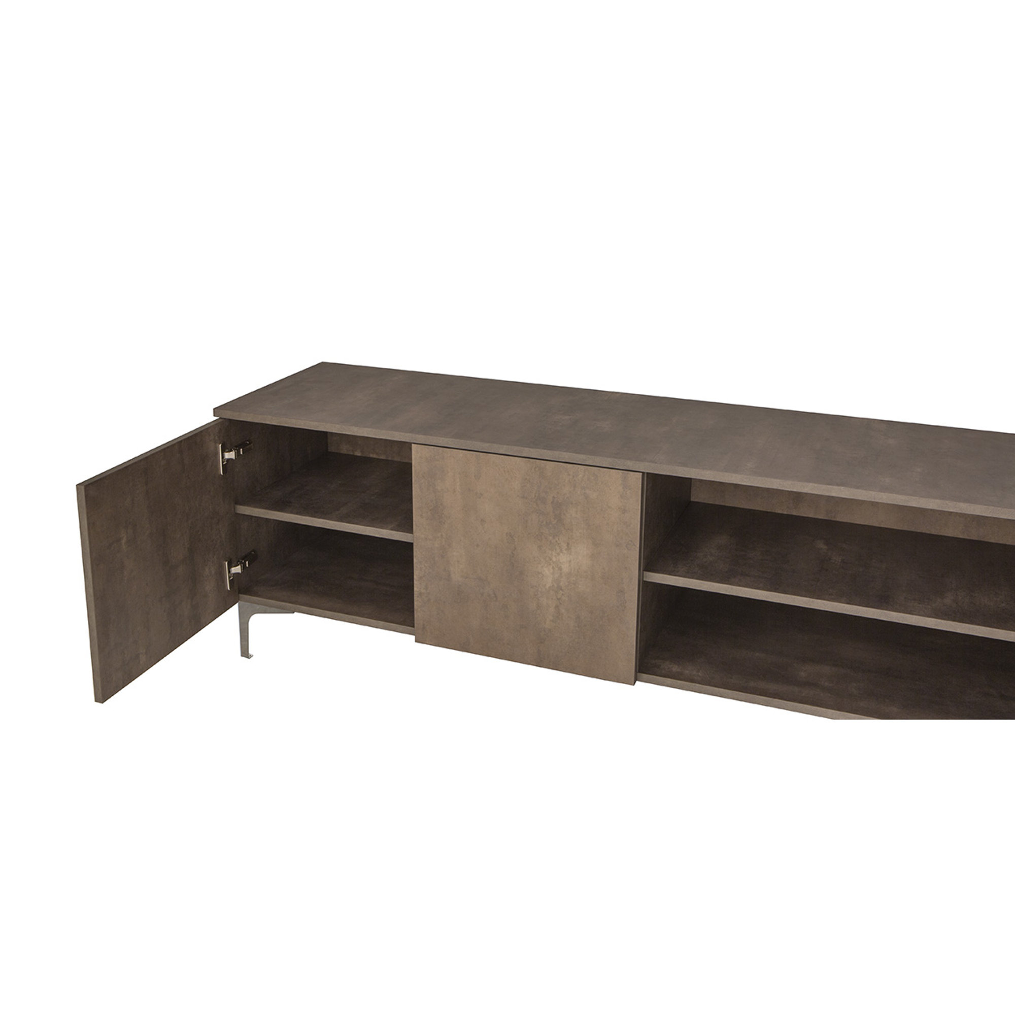 Mobile porta tv, marrone Braid vista2