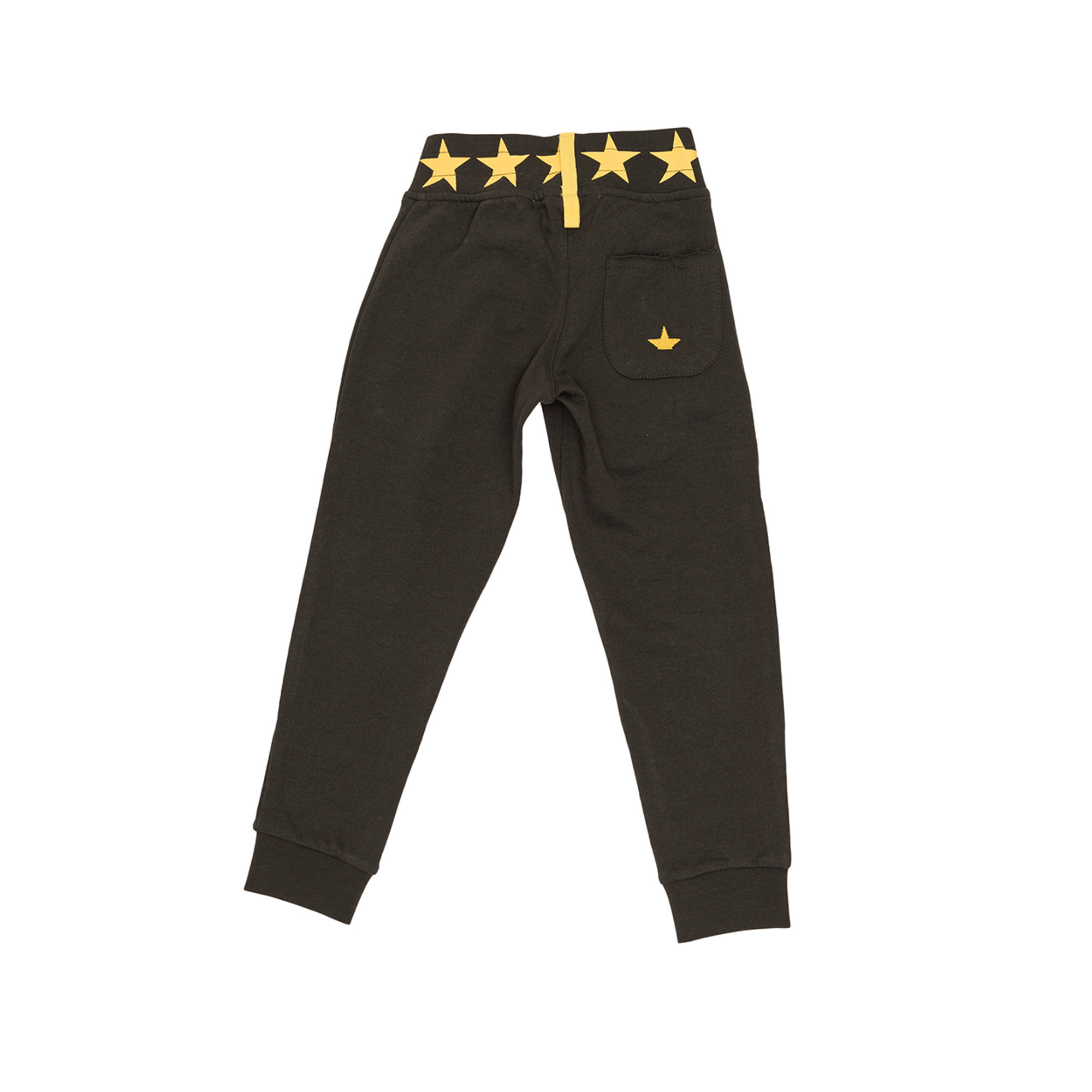 Pantalone in felpa grigio con stampa stelle Macchia J vista3