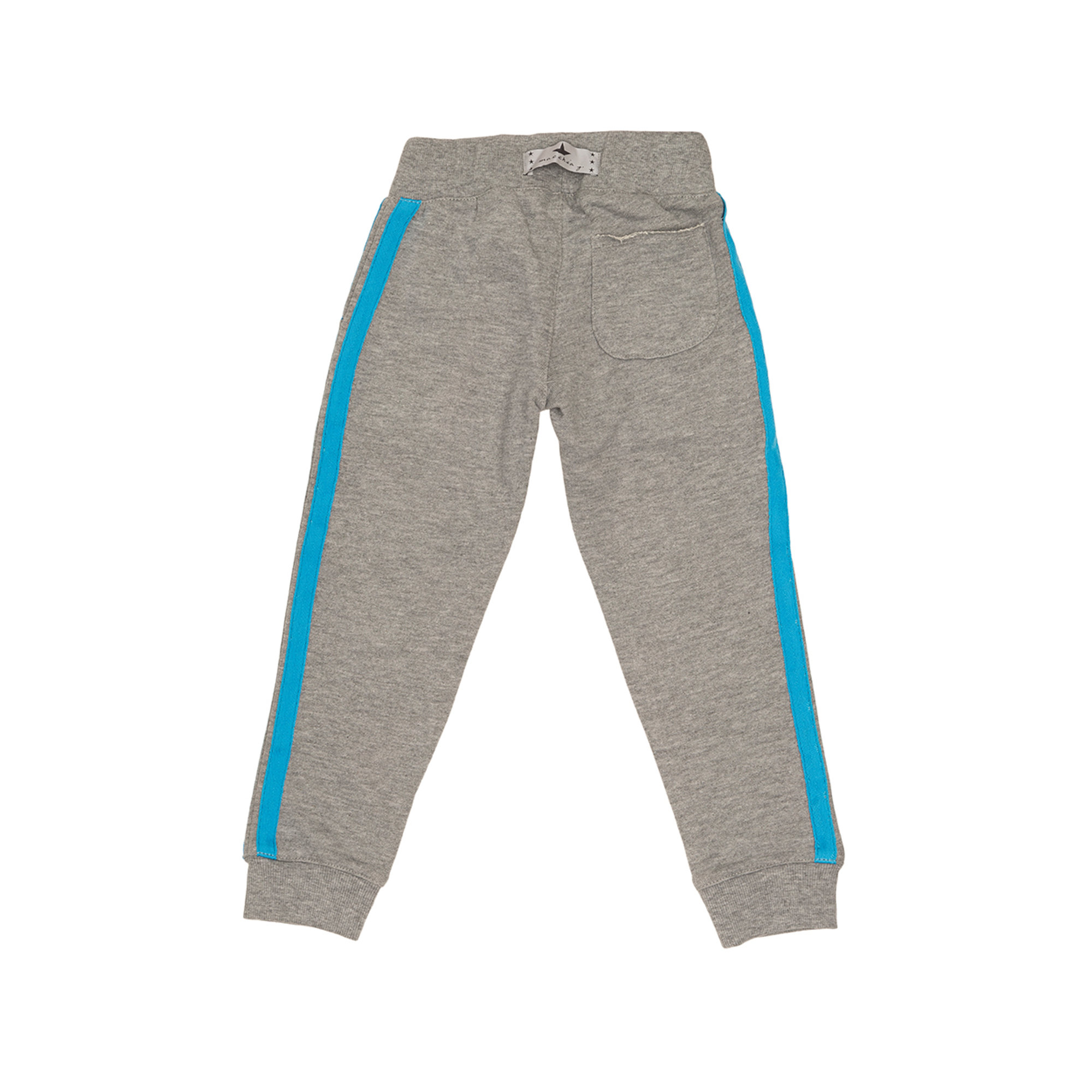 Pantalone grigio con bande azzurre Macchia J vista1