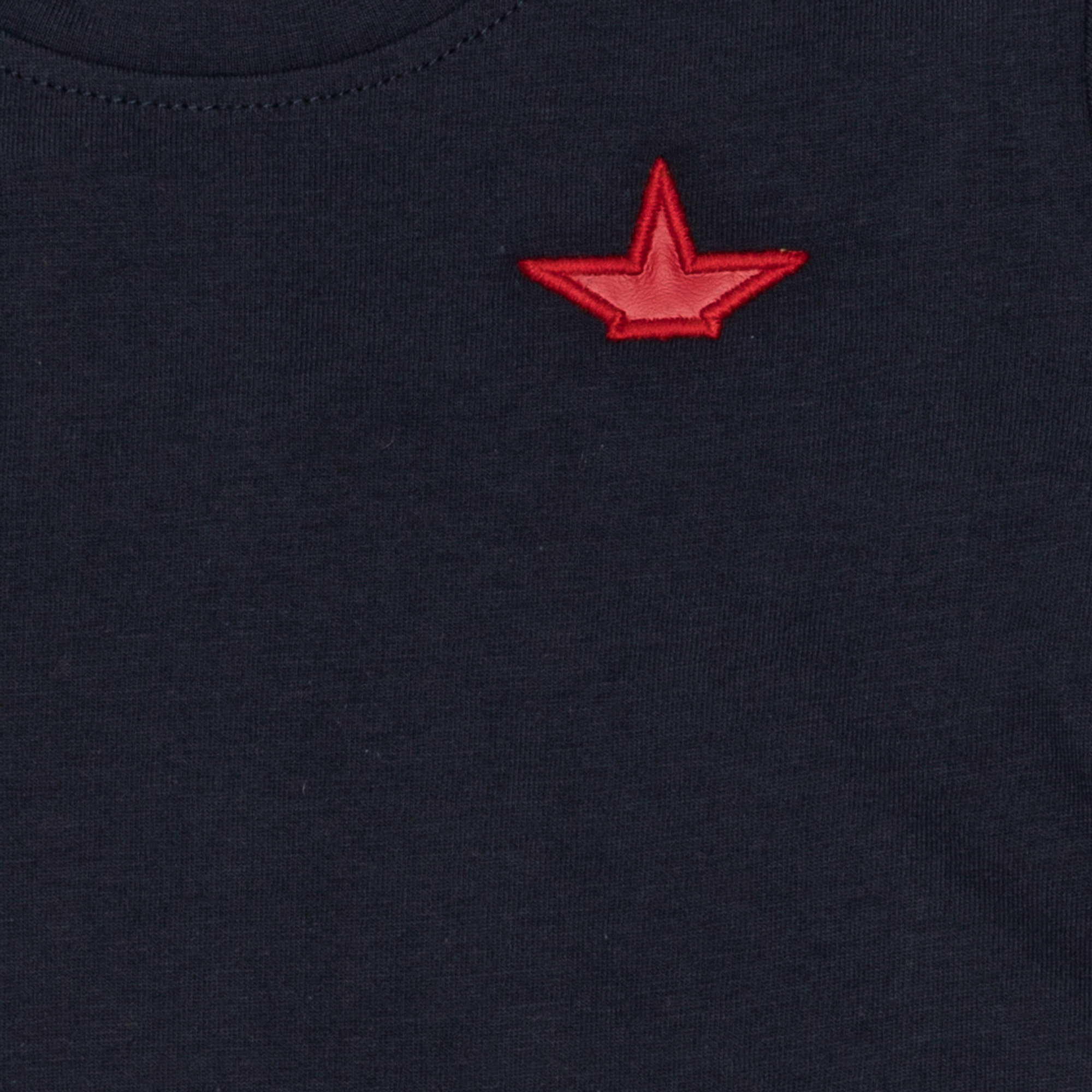 T-shirt basic con logo Macchia J vista2
