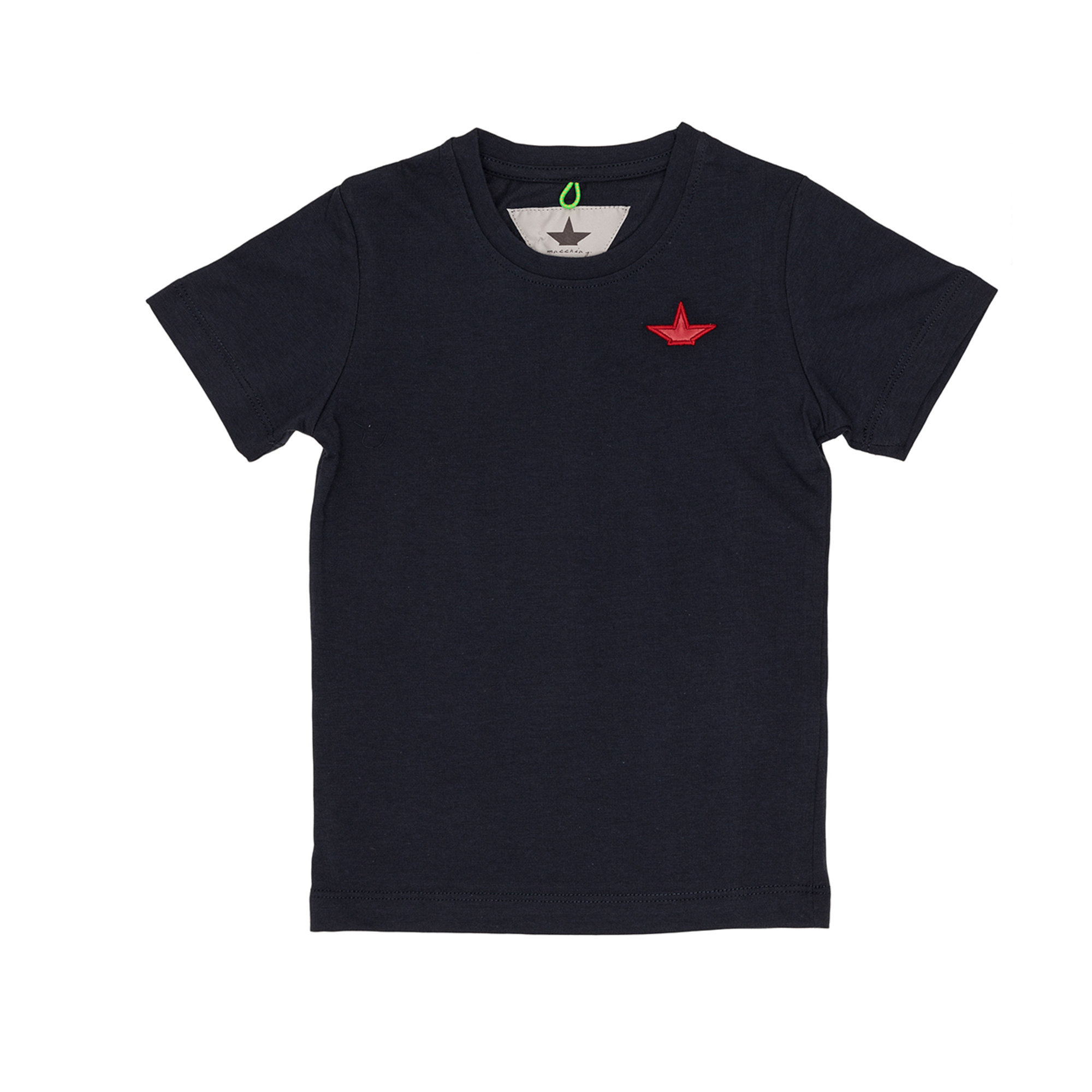 T-shirt basic con logo Macchia J vista0