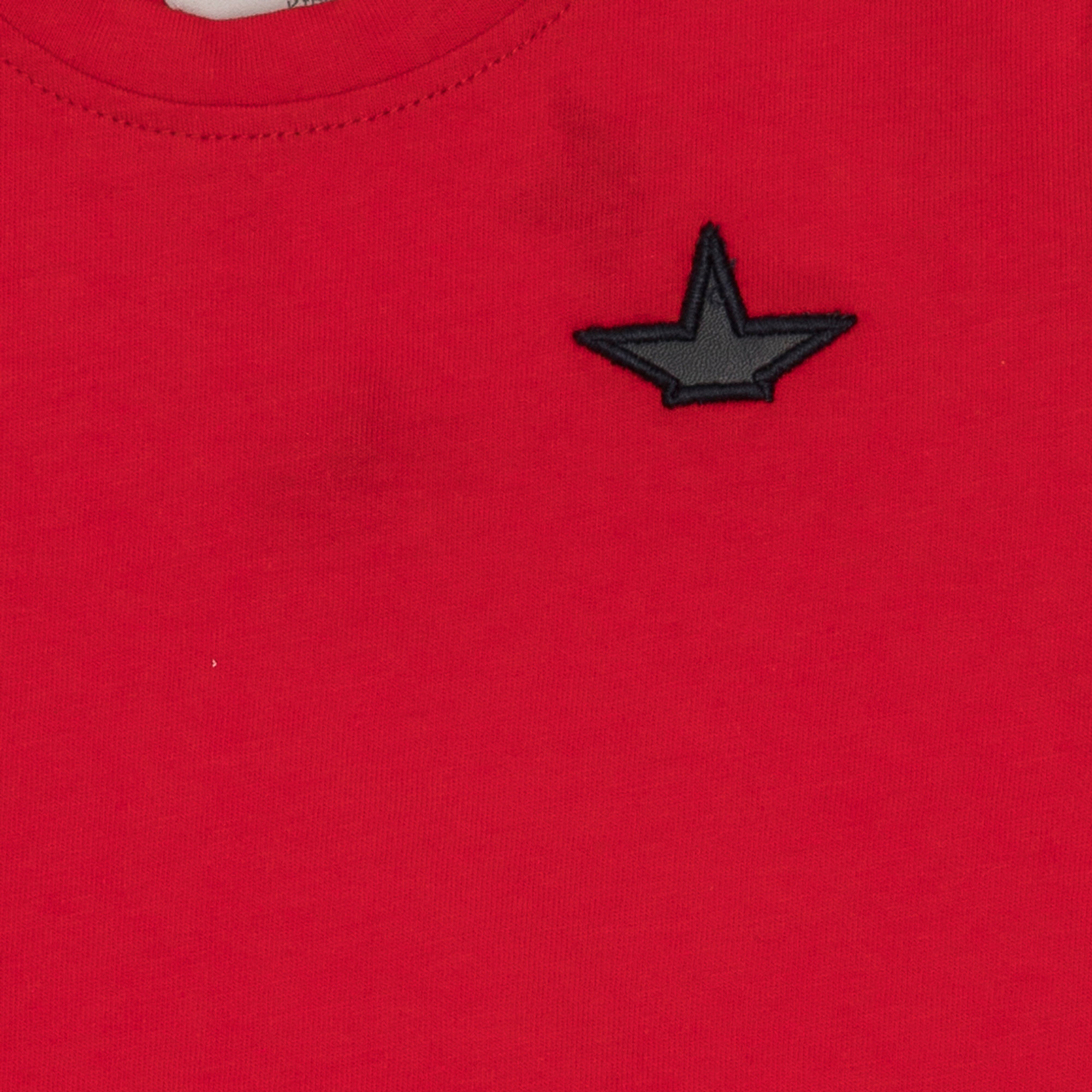 T-shirt basic con logo Macchia J vista2