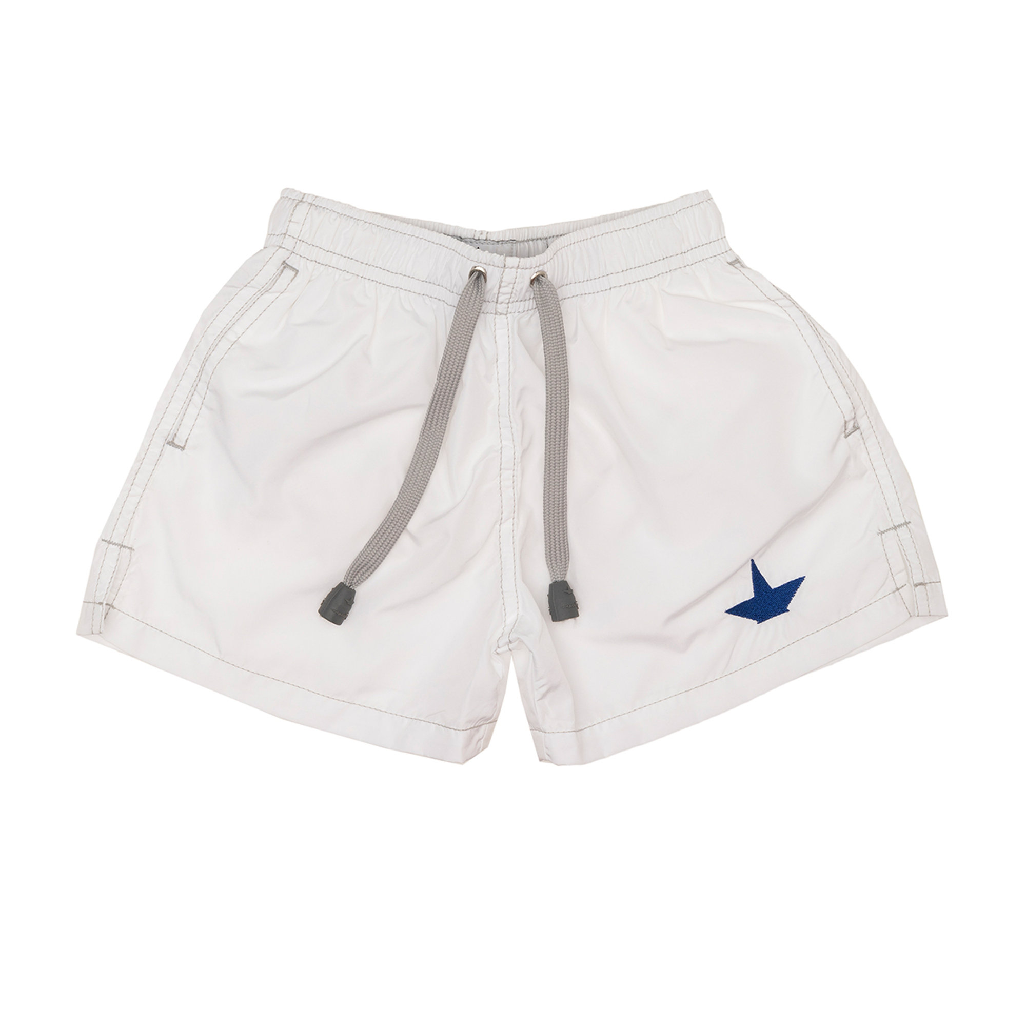 Short mare bianco con logo Macchia J vista0