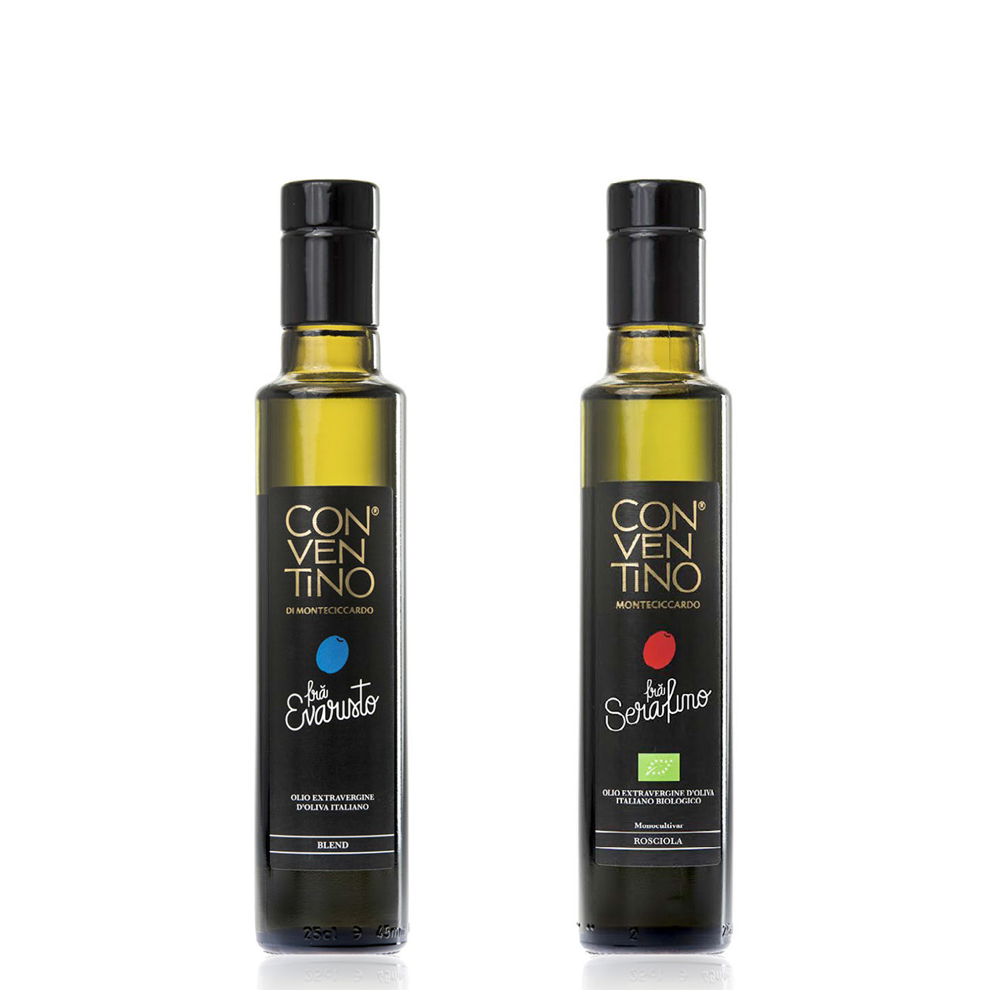 2 botellas mixtas 50 cl: Aceite Frà Evaristo EVO - Aceite Frà Serafino EVO Il Conventino vista0