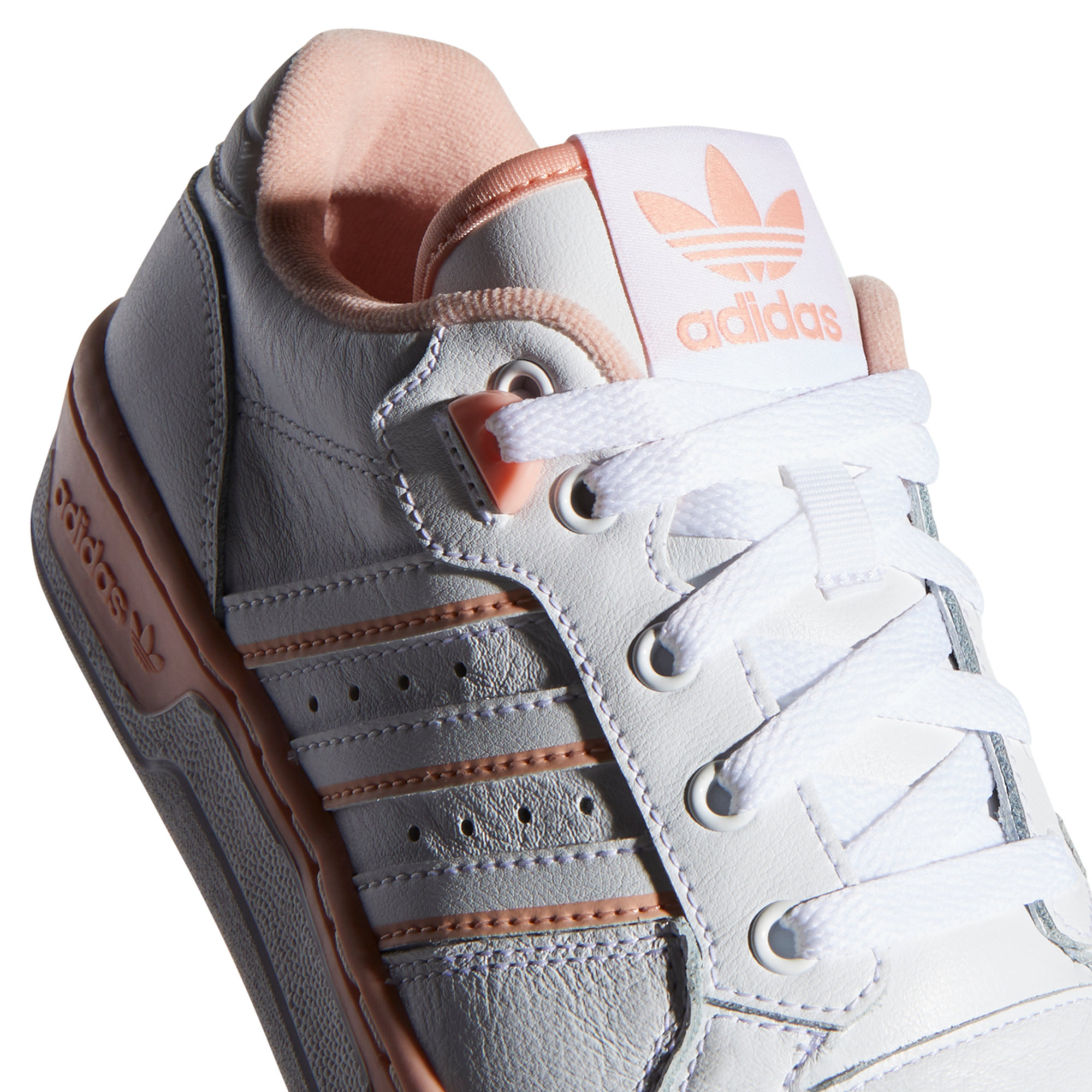 Sneakers Rivarly Low bianche e rosa ADIDAS vista8