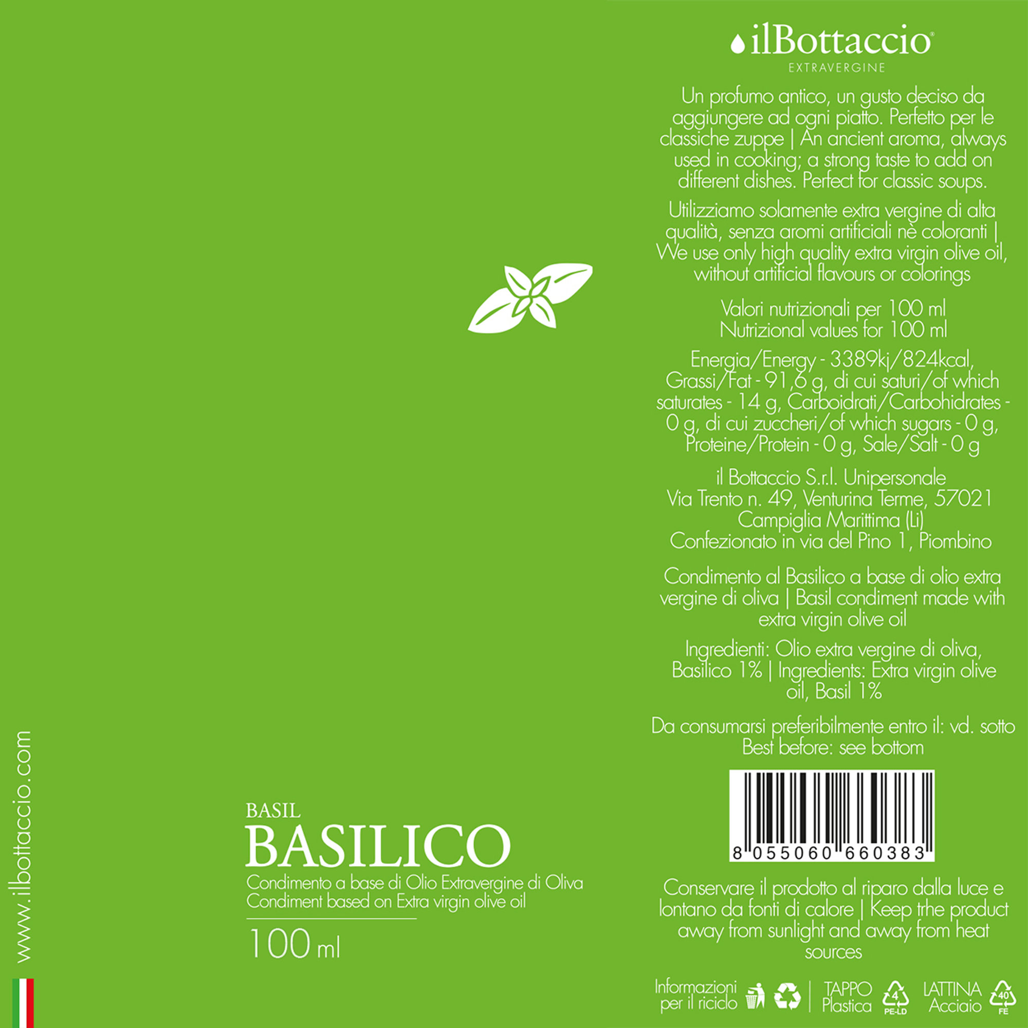 1 confezione regalo - Linea Infusi 5 x 100 ml Il Bottaccio vista6