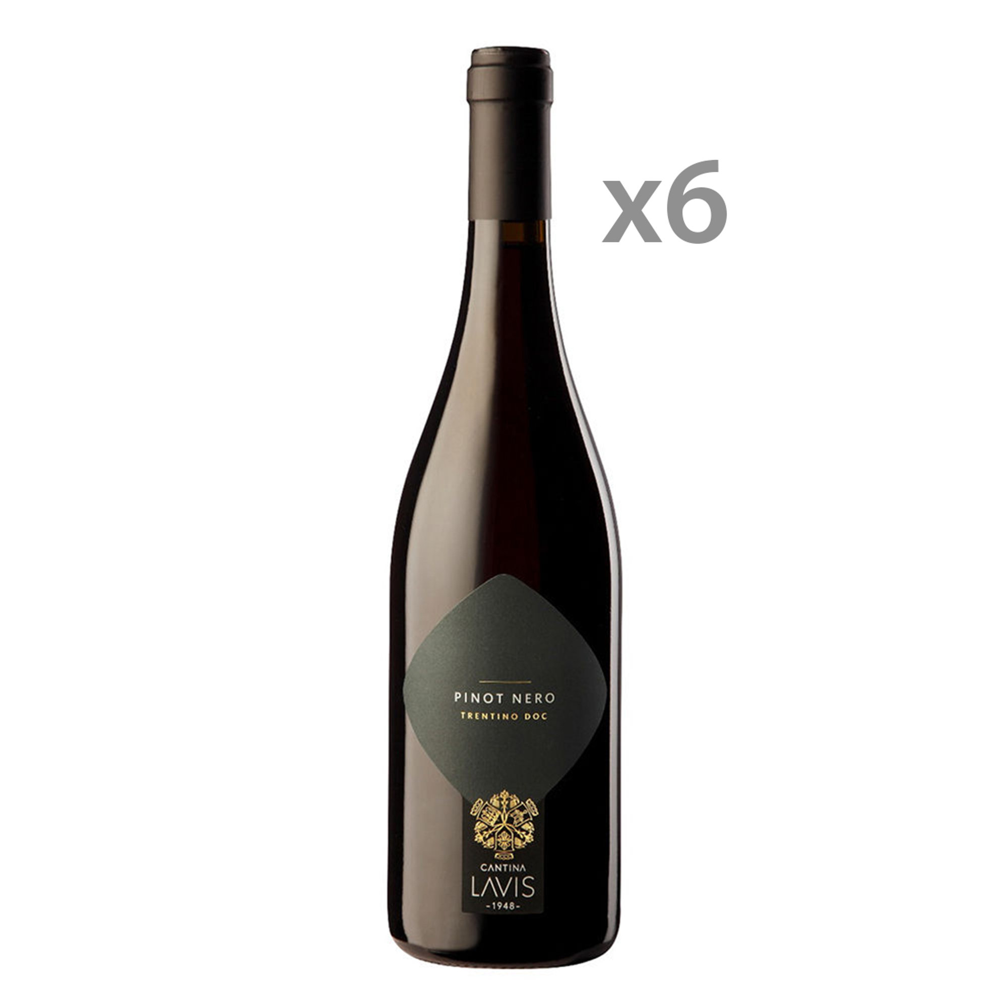 6 botellas - Pinot Nero Trentino DOC 2021 Lavis vista0