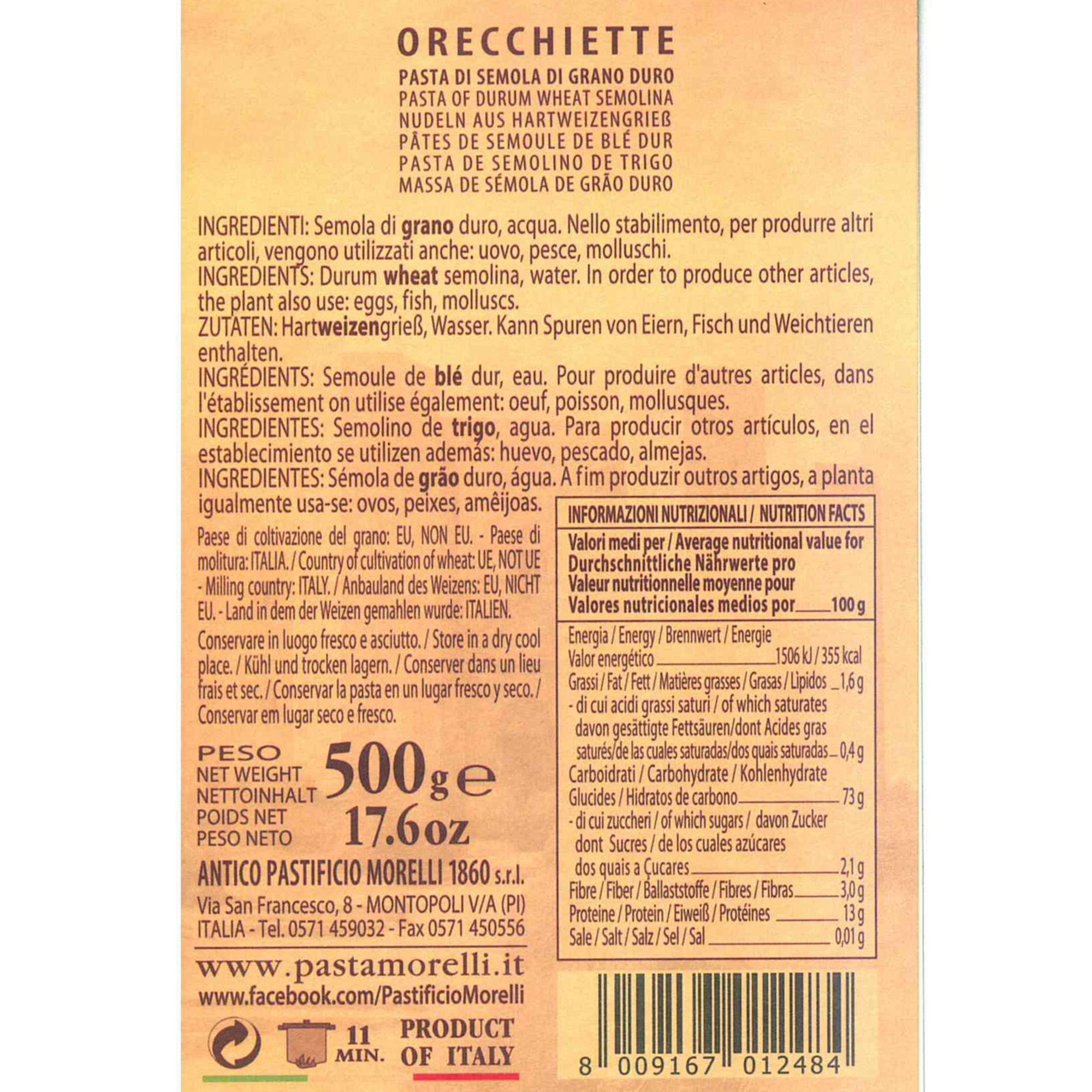12 confezioni miste - Gran Regionale Pasta Morelli vista5