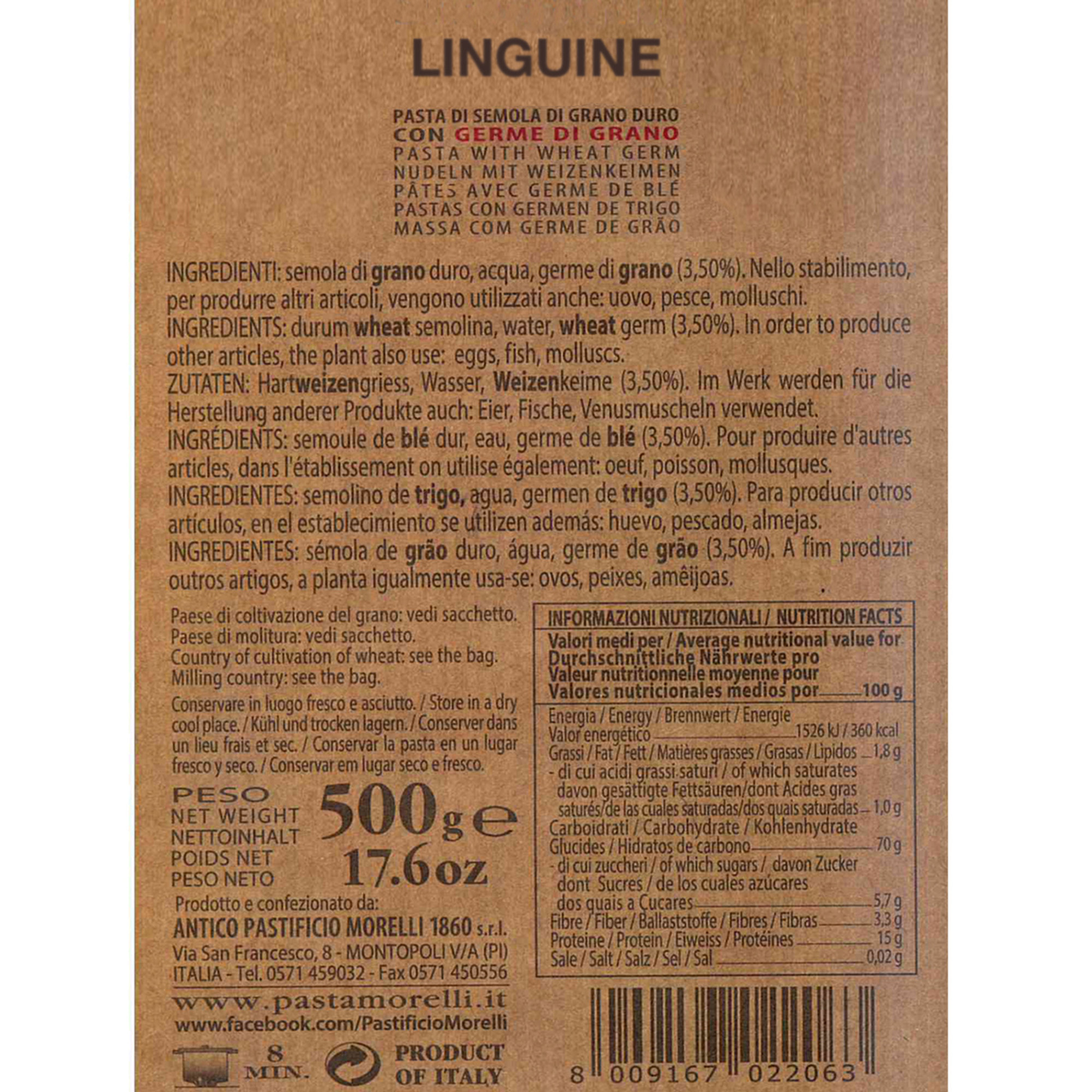 11 paquetes surtidos - Caja de madera hermosa Pasta Morelli vista3