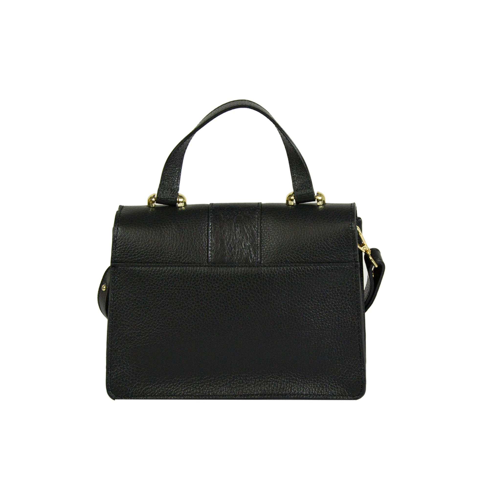 Borsa a tracolla removibile con chiusura a scatto nera Florence Bags Obsoleto vista1
