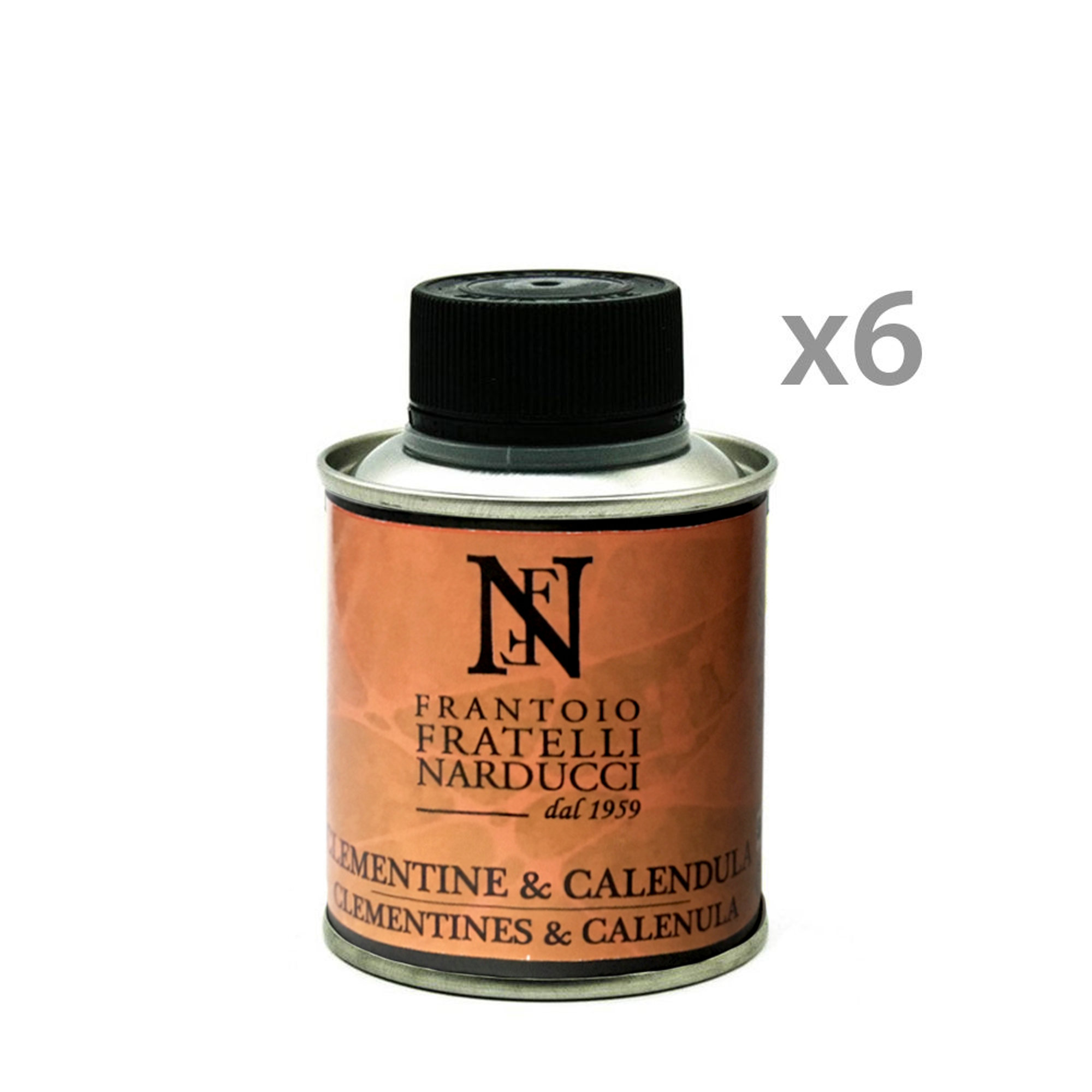 6 bottiglie - Olio EVO alle Clementine & Calendula 0,10 lt Frantoio Narducci vista0