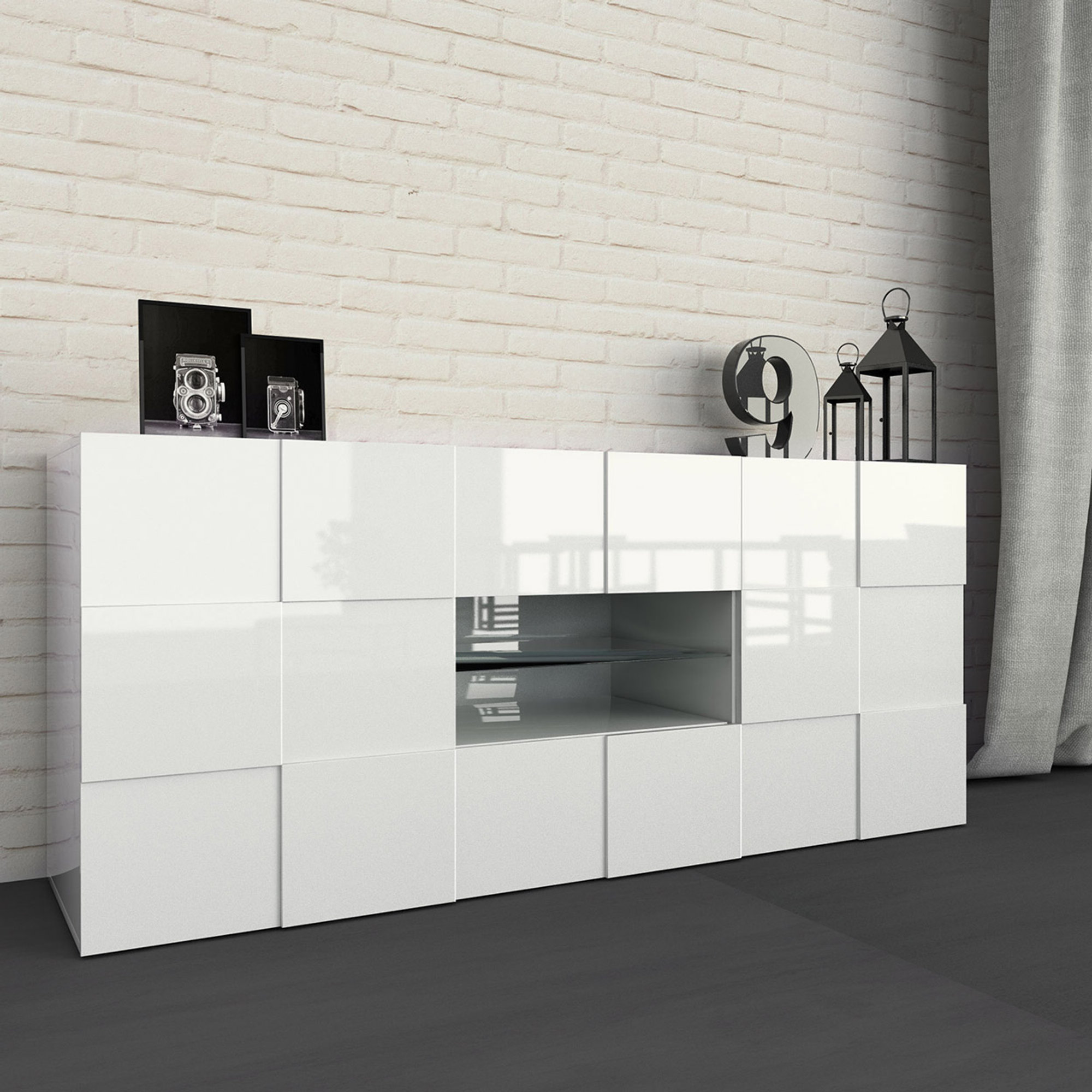 Buffet BRAMON, bianco TFT Home vista3