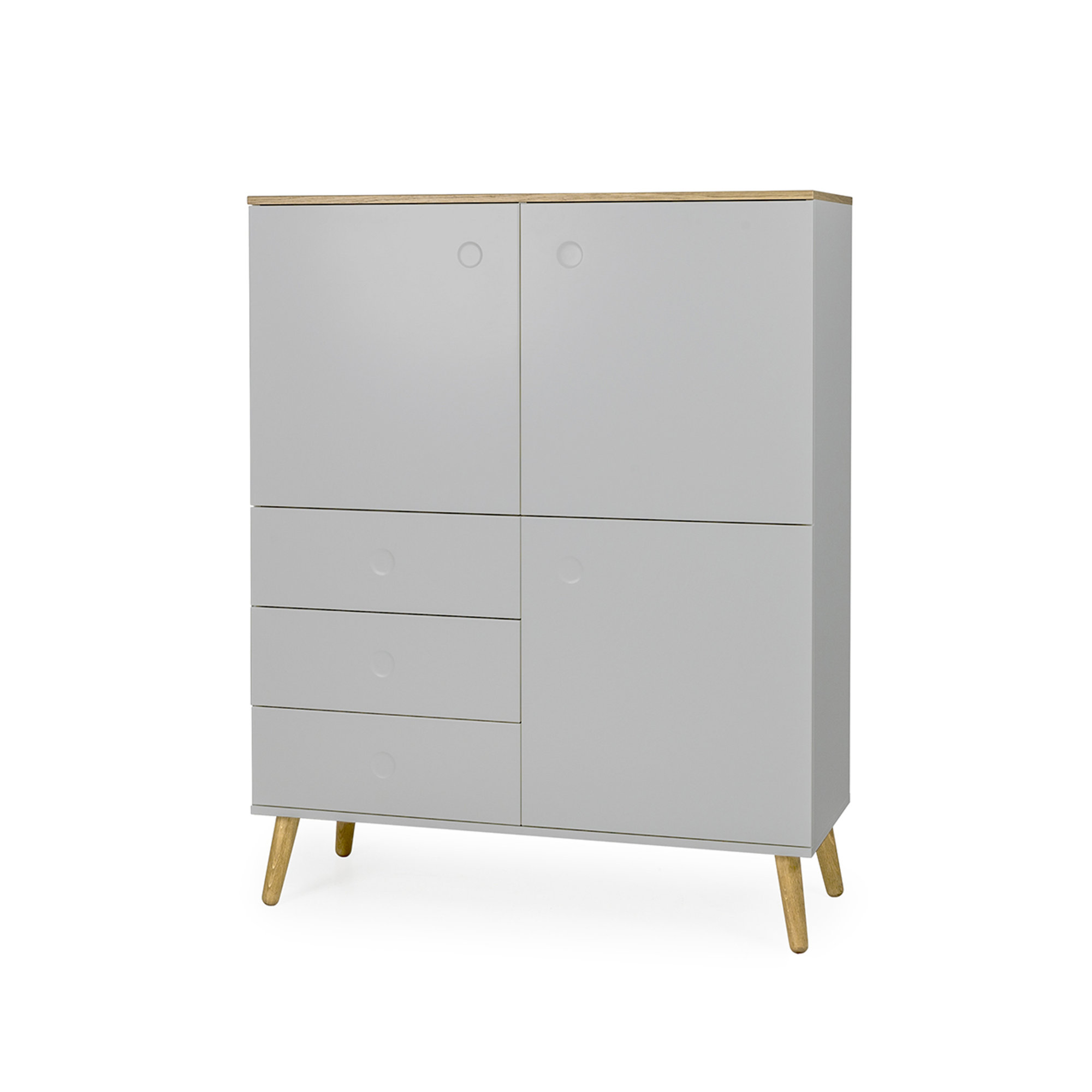 Credenza CASPER, grigio TFT Home vista0