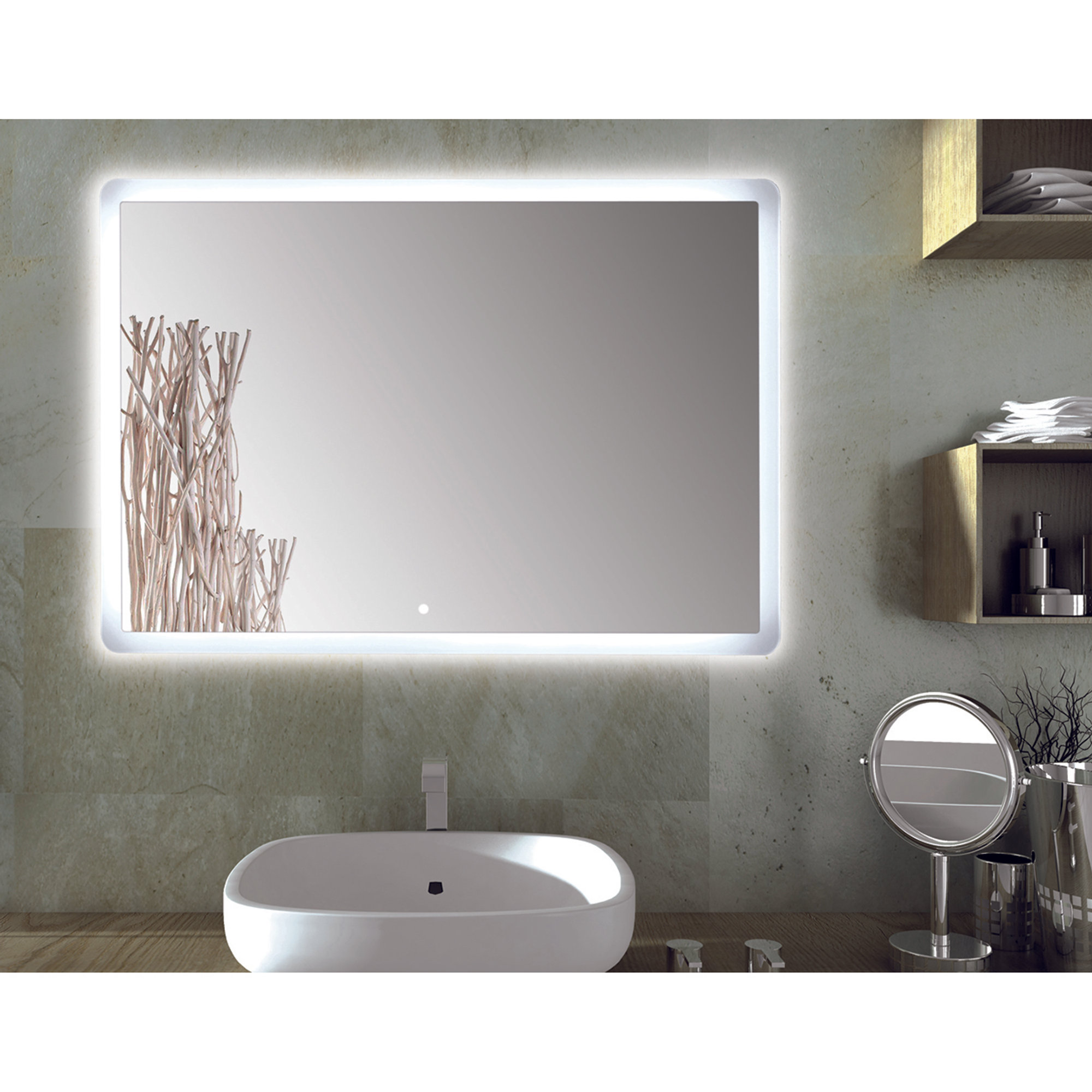 Specchio con Led LUNA TFT Home vista3