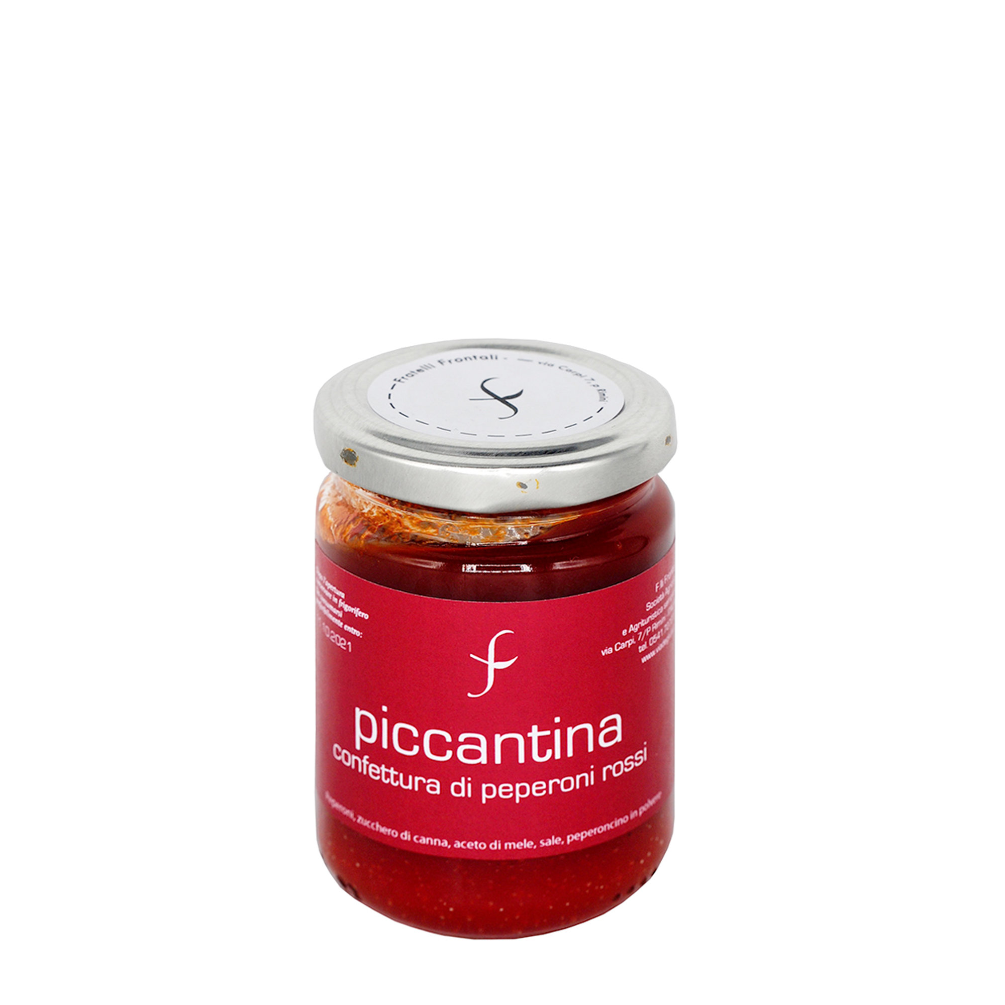 Caja regalo mixta: 1 botella de aceite EVO 50 cl - 1 frasco Salsa picante 140 gr - 1 frasco Tomates en aceite EVO 190 gr - 1 botella «Guarò» Sangiovese Fratelli Frontali vista7
