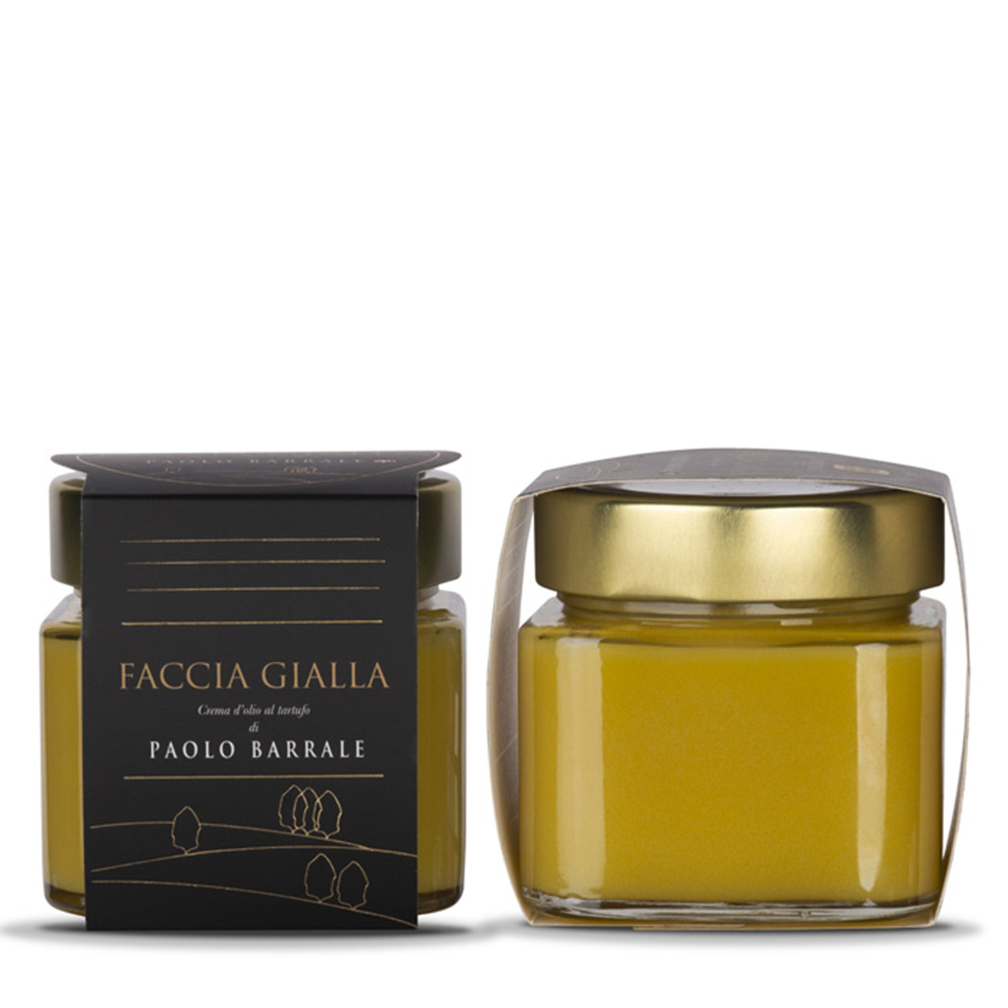 2 vasetti - "Faccia Gialla" Crema d'olio al tartufo 190 gr "Linea Paolo Barrale" Capasso Tartufi vista1