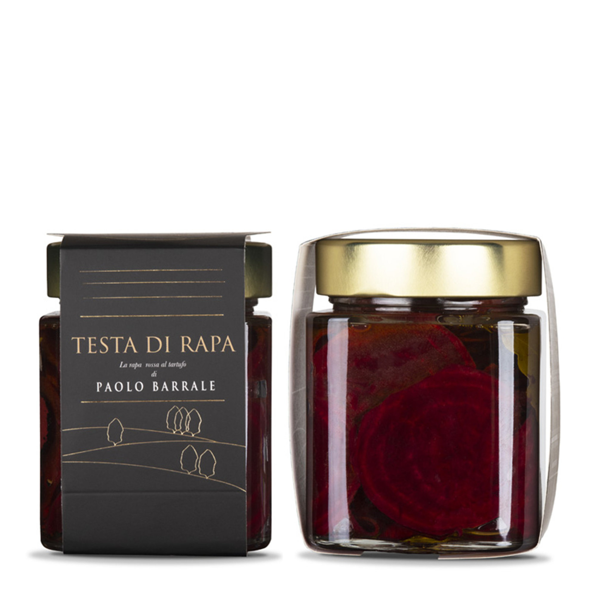 2 vasetti - "Testa di Rapa" Rapa al Tartufo 330 gr "Linea Paolo Barrale" Capasso Tartufi vista1