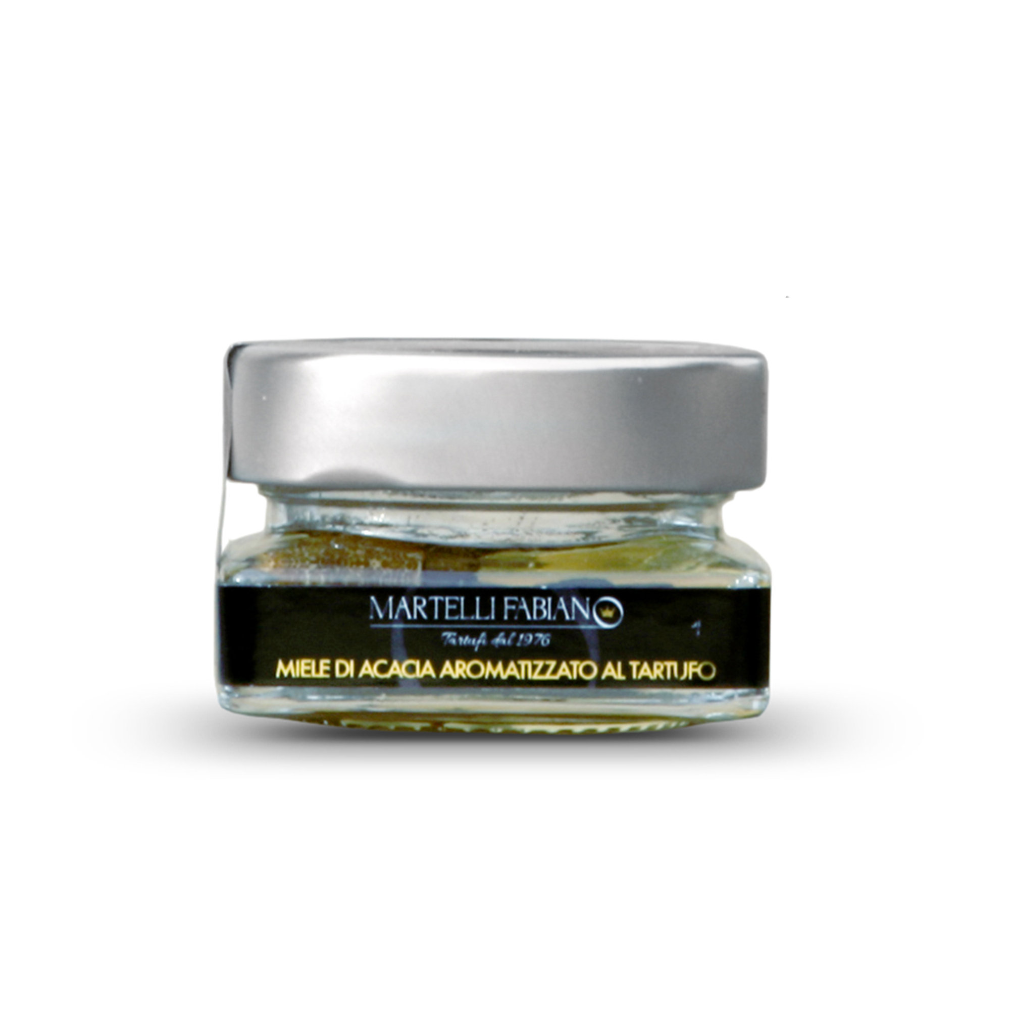 Crema Regina met Witte Truffel 180 gr - Fijngemalen Truffelzout 60 gr - Gedroogde Zomertruffelplakjes 5 gr - Acaciahoning gearomatiseerd met Truffel 60 gr Martelli Fabiano Tartufi vista5