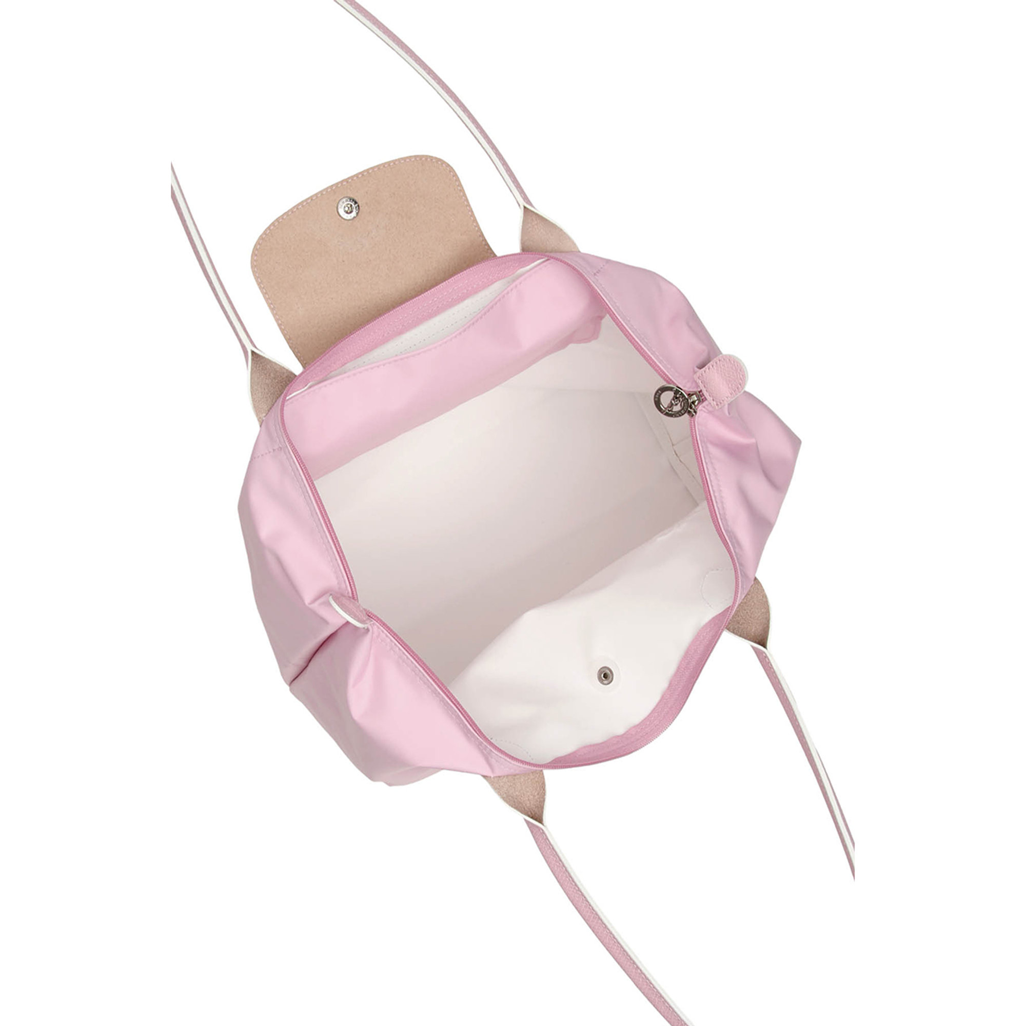 Borsa a spalla Le Pliage Club rosa Longchamp vista2
