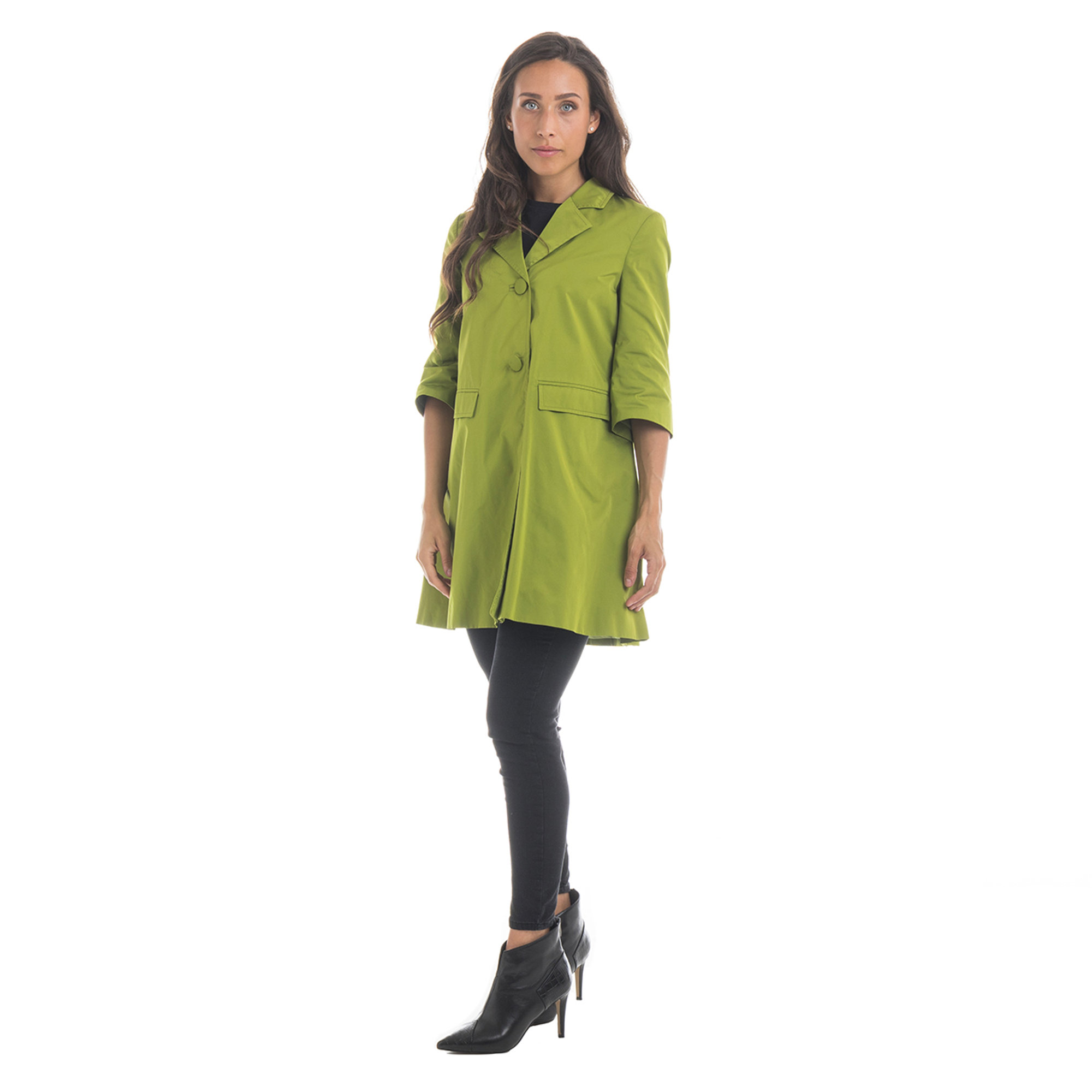 Spolverino verde mela con bottoni verde Twinset vista2