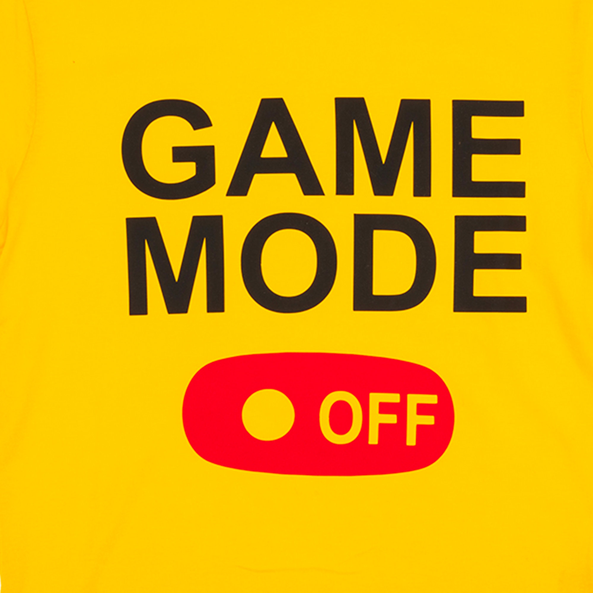 T-shirt con maniche corte Game mode gialla Alligalli vista1
