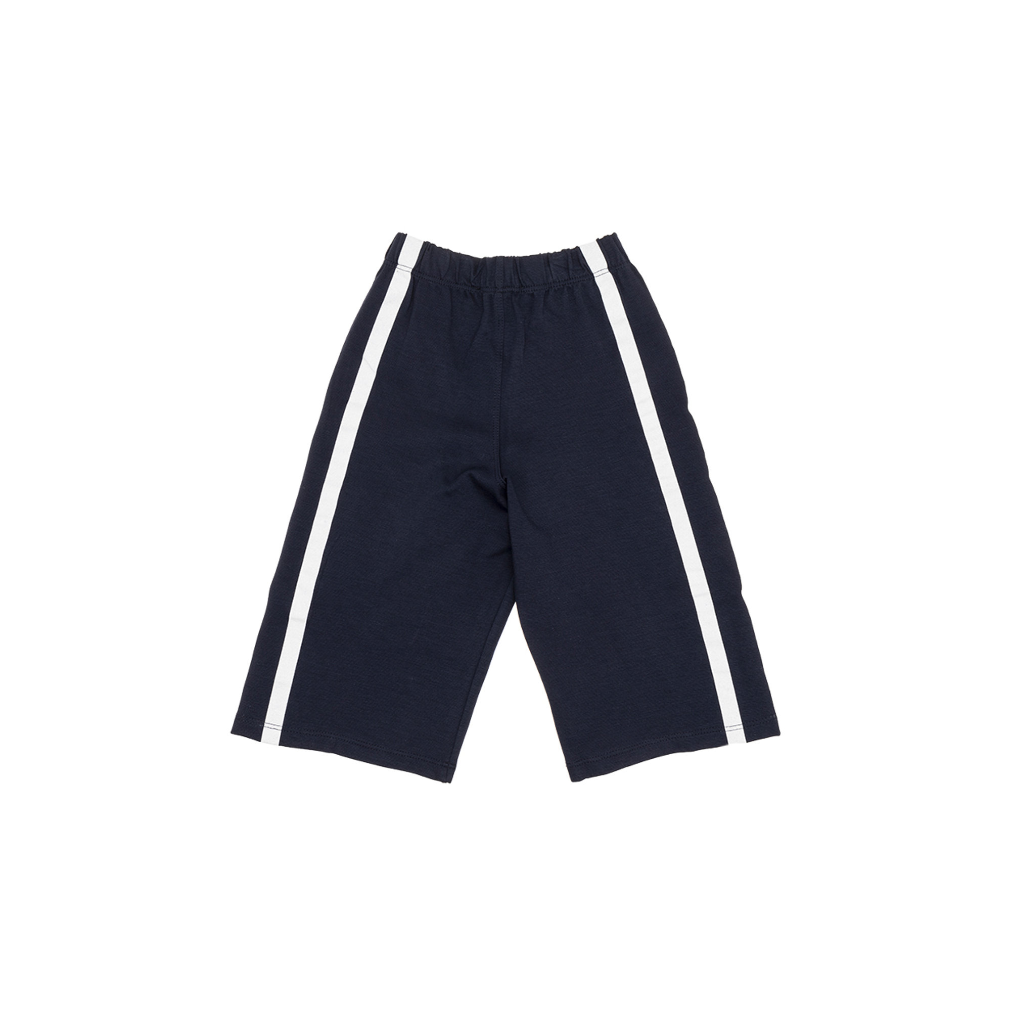 Pantaloni crop con bande blu Alligalli vista0