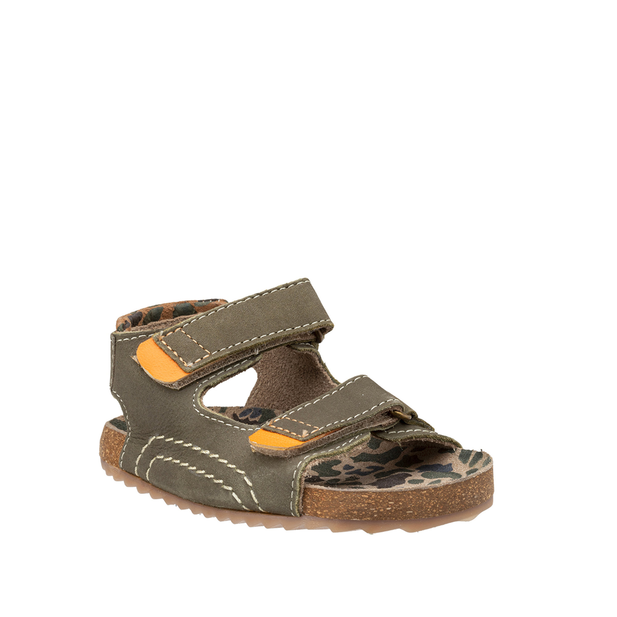 Sandalo bimbo in pelle con velcro multicolor Gioseppo vista1
