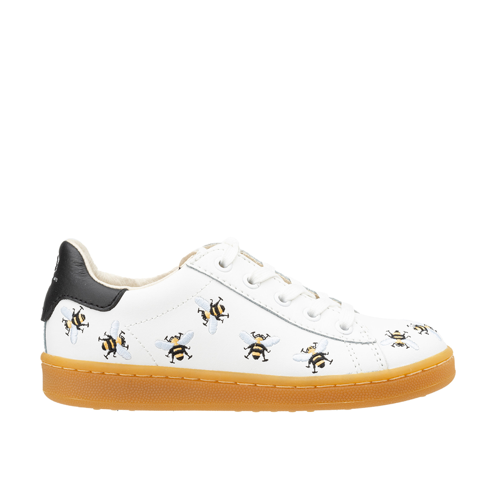 Sneaker in pelle con api ricamate all over multicolor MOA BAMBINO vista0