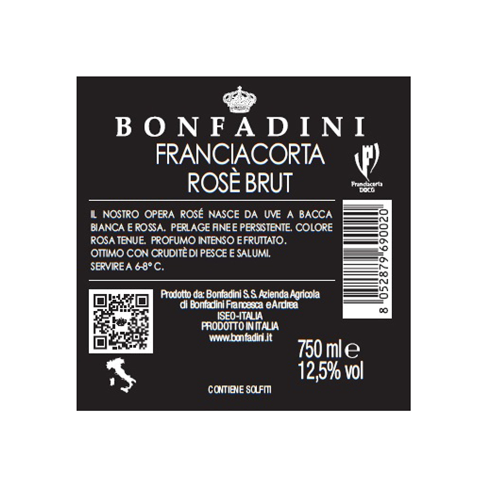 3 bottiglie - "Opera" Franciacorta Rosé DOCG Bonfadini vista1