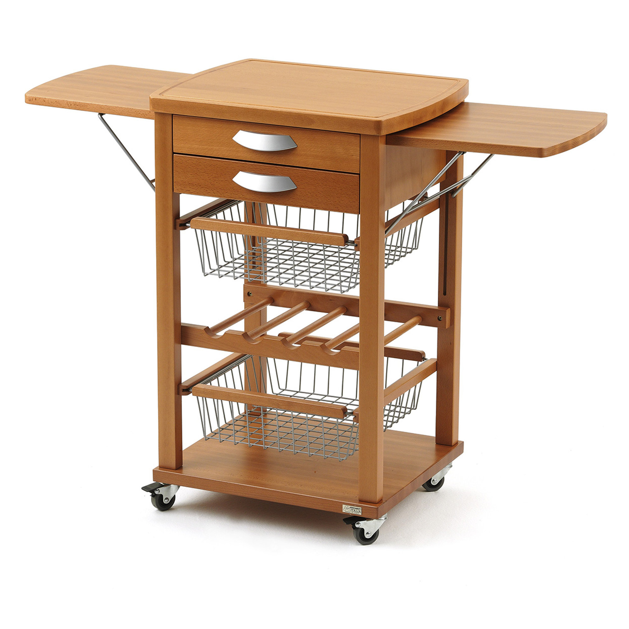 Carrello Cucina GASTONE, ciliegio Arredamenti Italia vista1