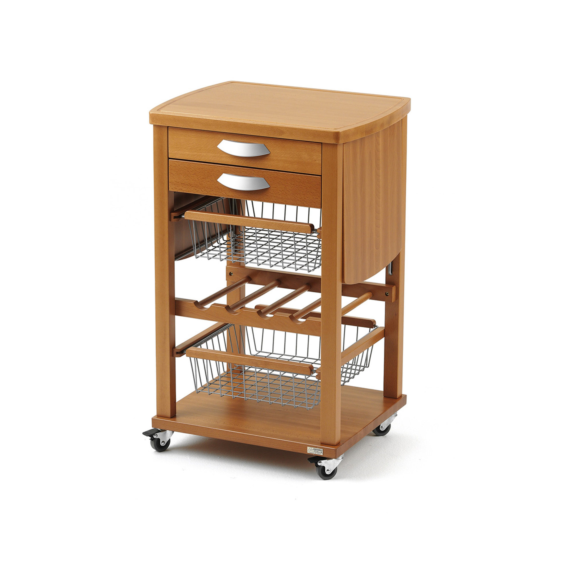 Carrello Cucina GASTONE, ciliegio Arredamenti Italia vista0