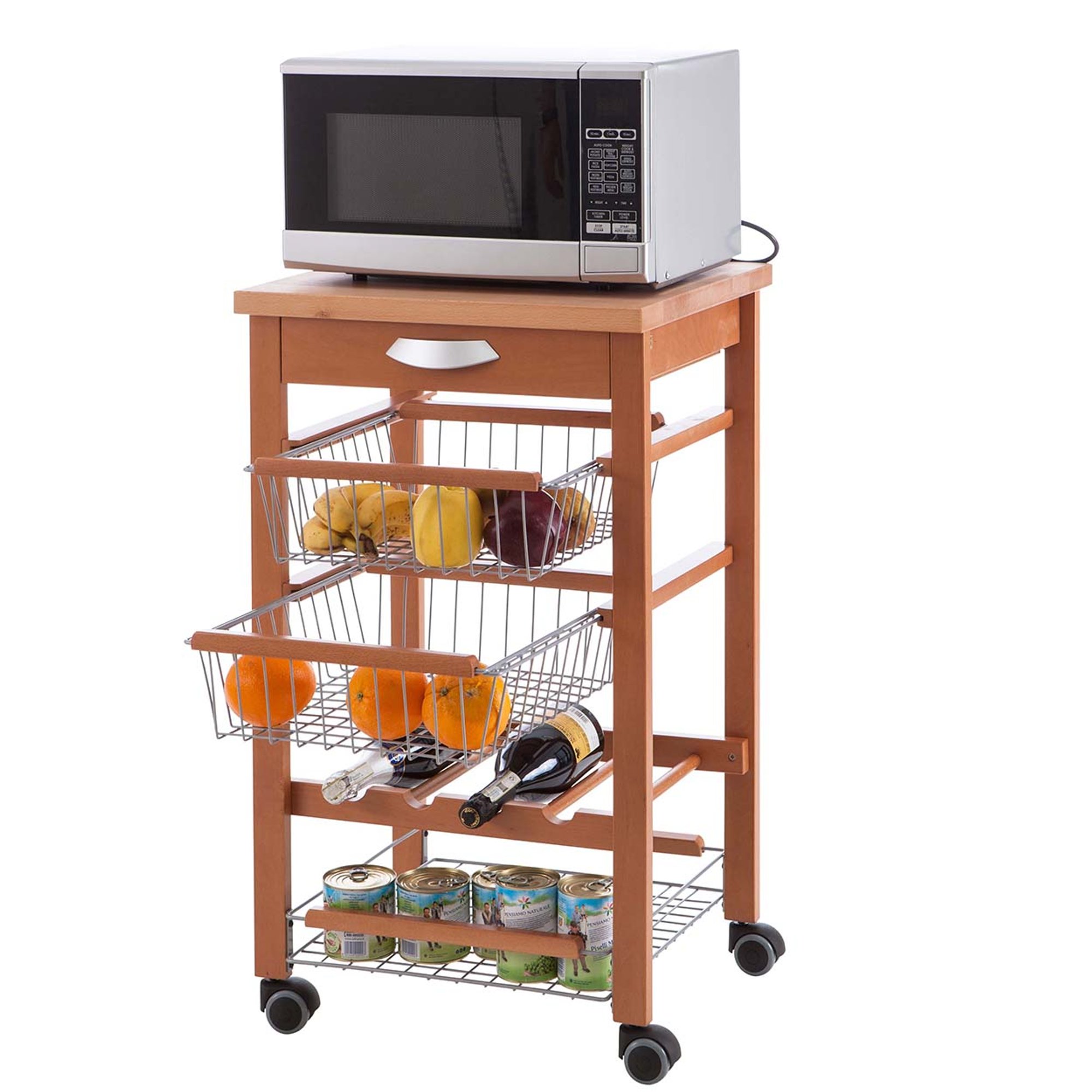 Carrello Cucina ARTURO, ciliegio Arredamenti Italia vista1
