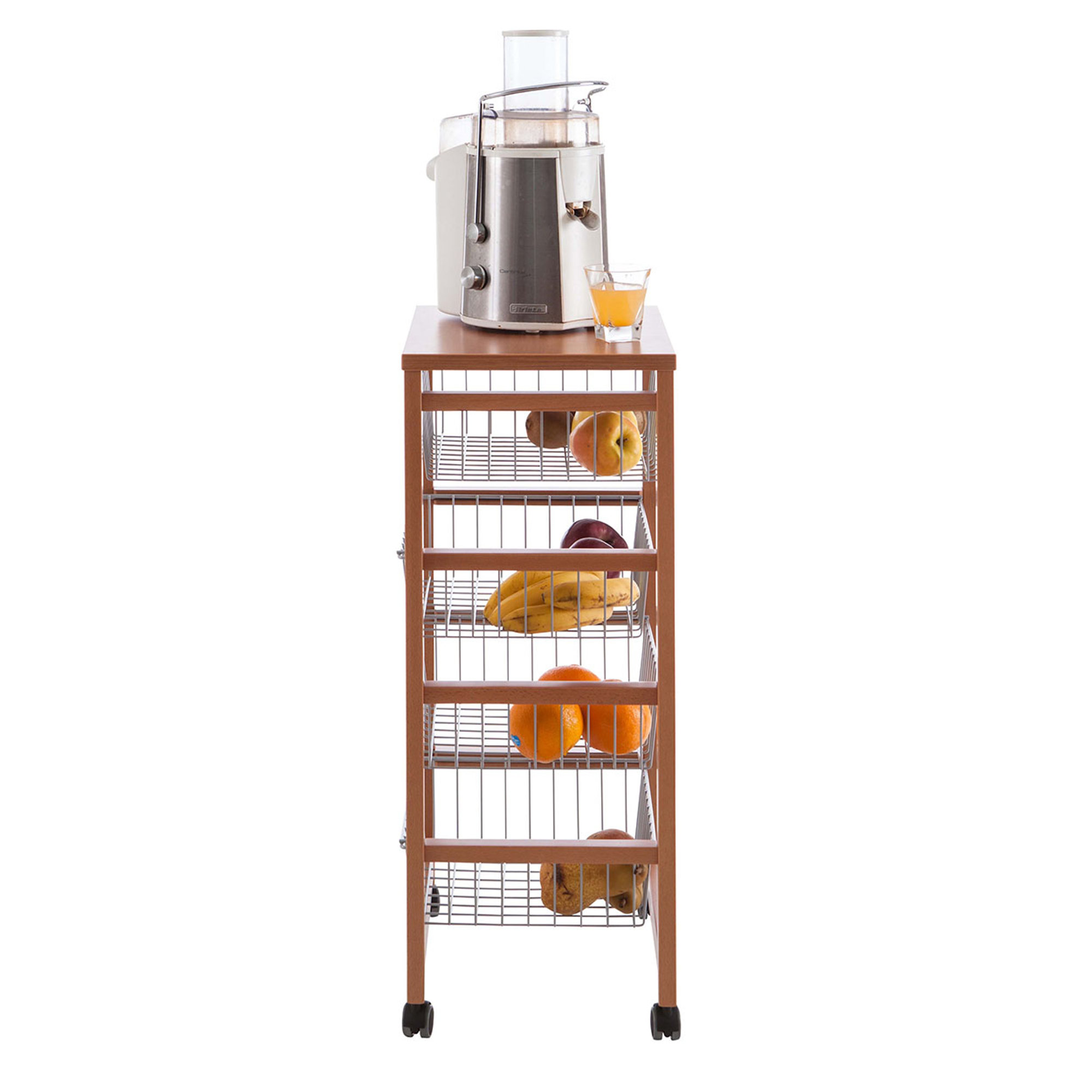 Carrello Cucina GINGERONE, ciliegio Arredamenti Italia vista2