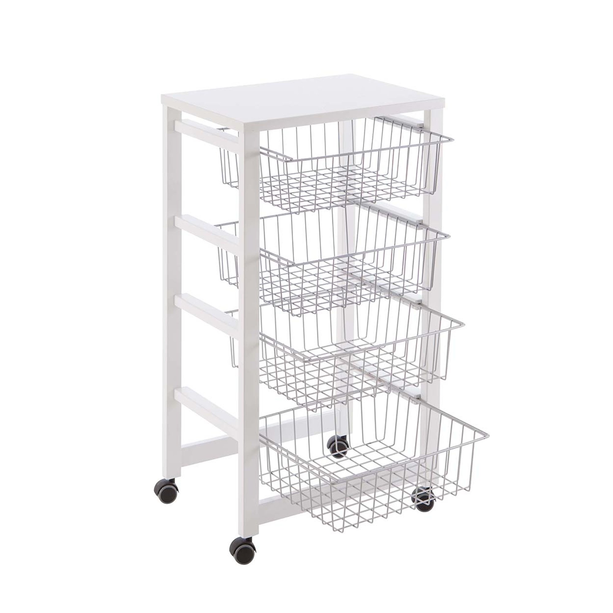 Carrello Cucina GINGERONE, bianco Arredamenti Italia vista2