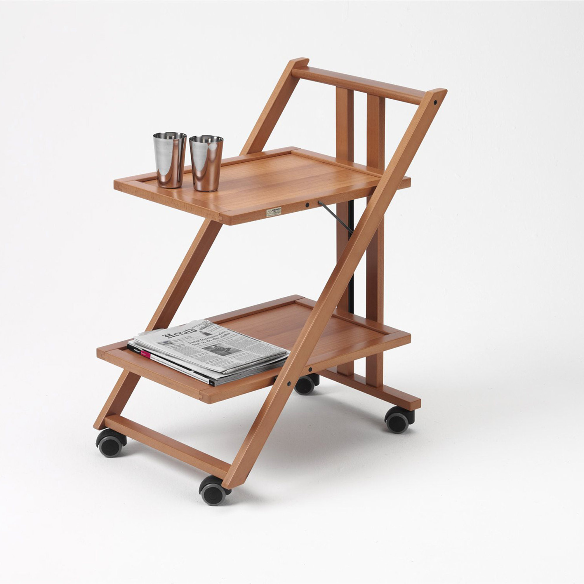 Carrello Portavivande SIMPATY, ciliegio Arredamenti Italia vista1