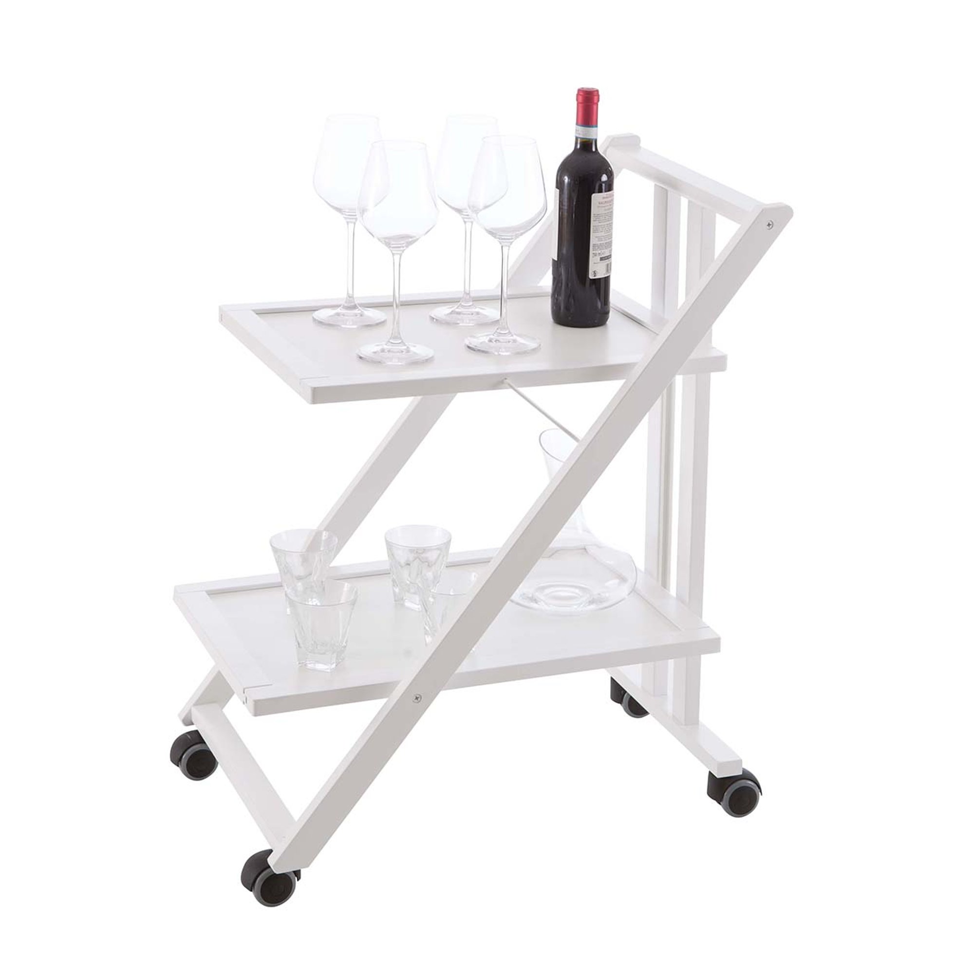 Carrello Portavivande SIMPATY, bianco Arredamenti Italia vista3