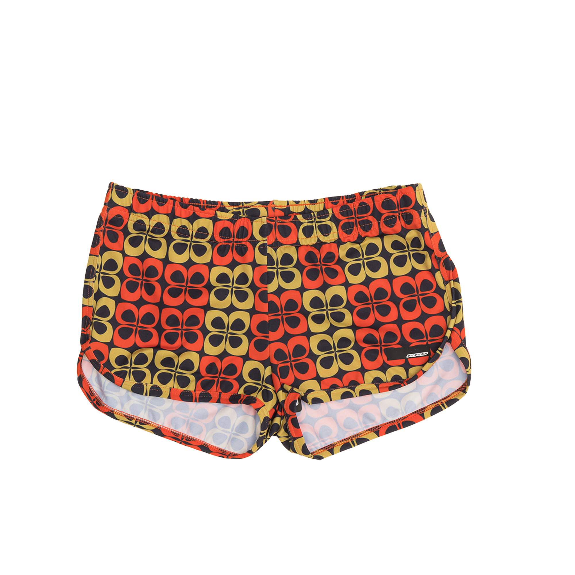 Short con elastico in vita e fantasia multicolor RRD  vista0