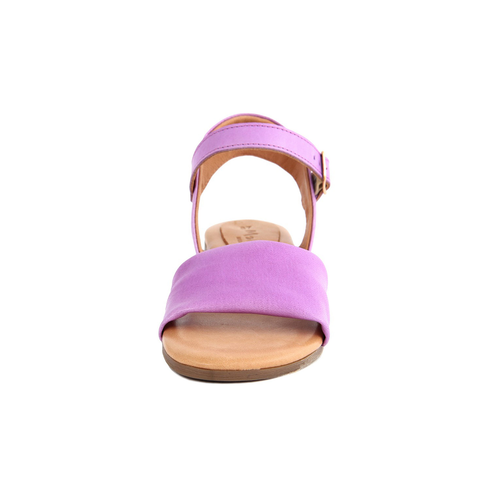 Sandali bassi con chiusura con fibbia lilla Mariella Scarpe vista1