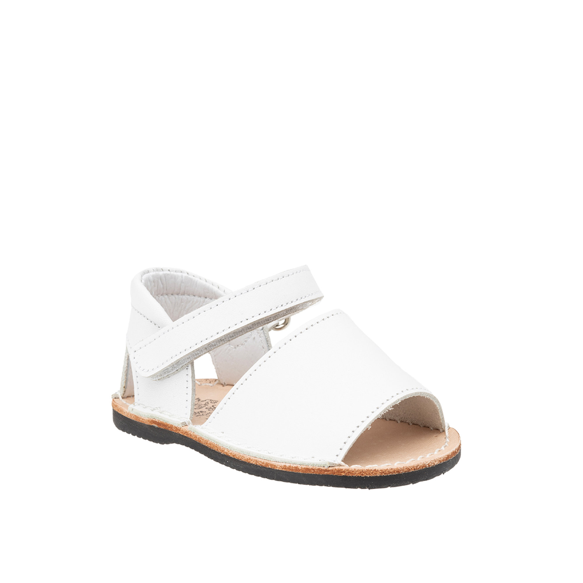Sandali con chiusura a strappo bianchi Scarpe Neonato vista1