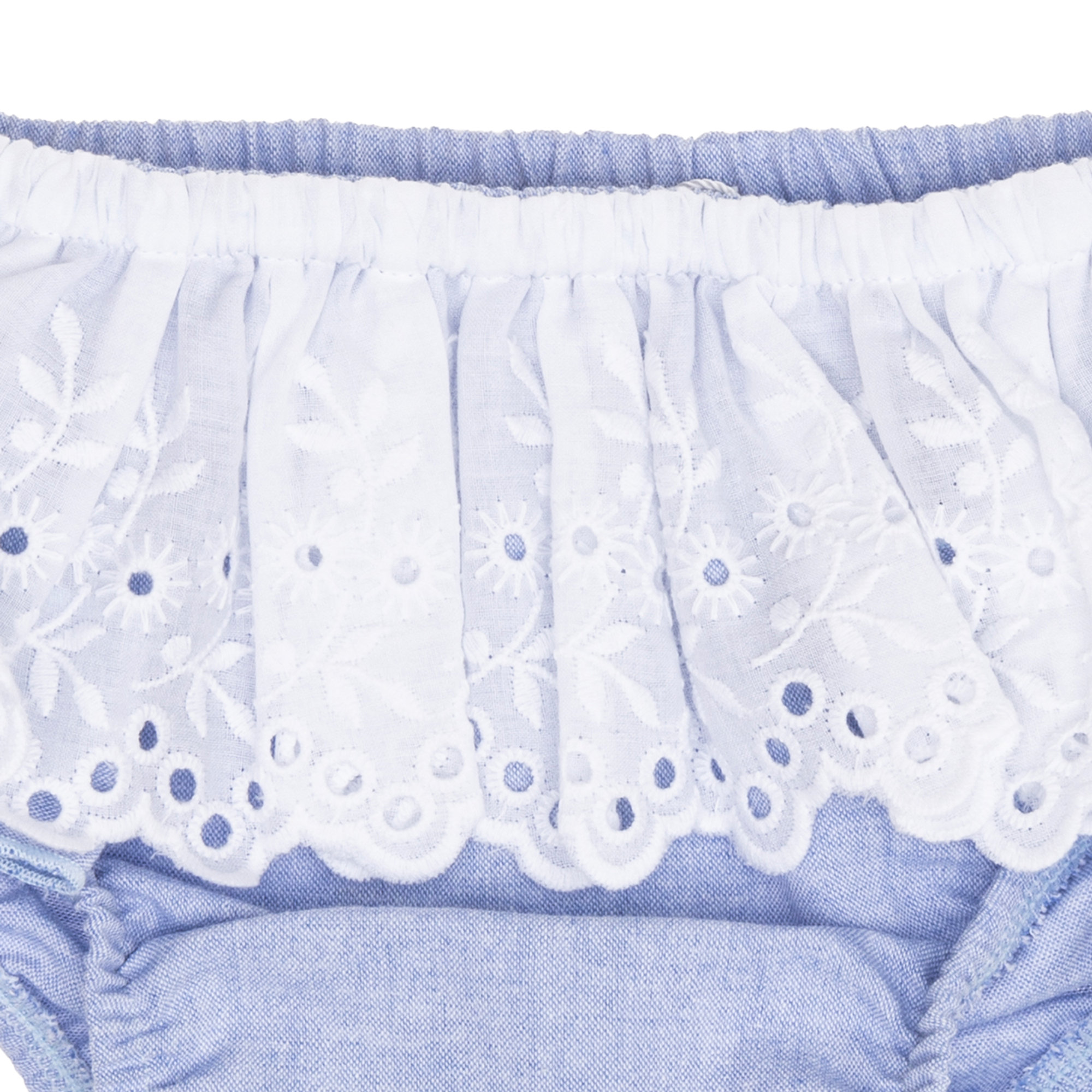 Slip mare in cotone con sangallo multicolor Abbigliamento Neonato vista1