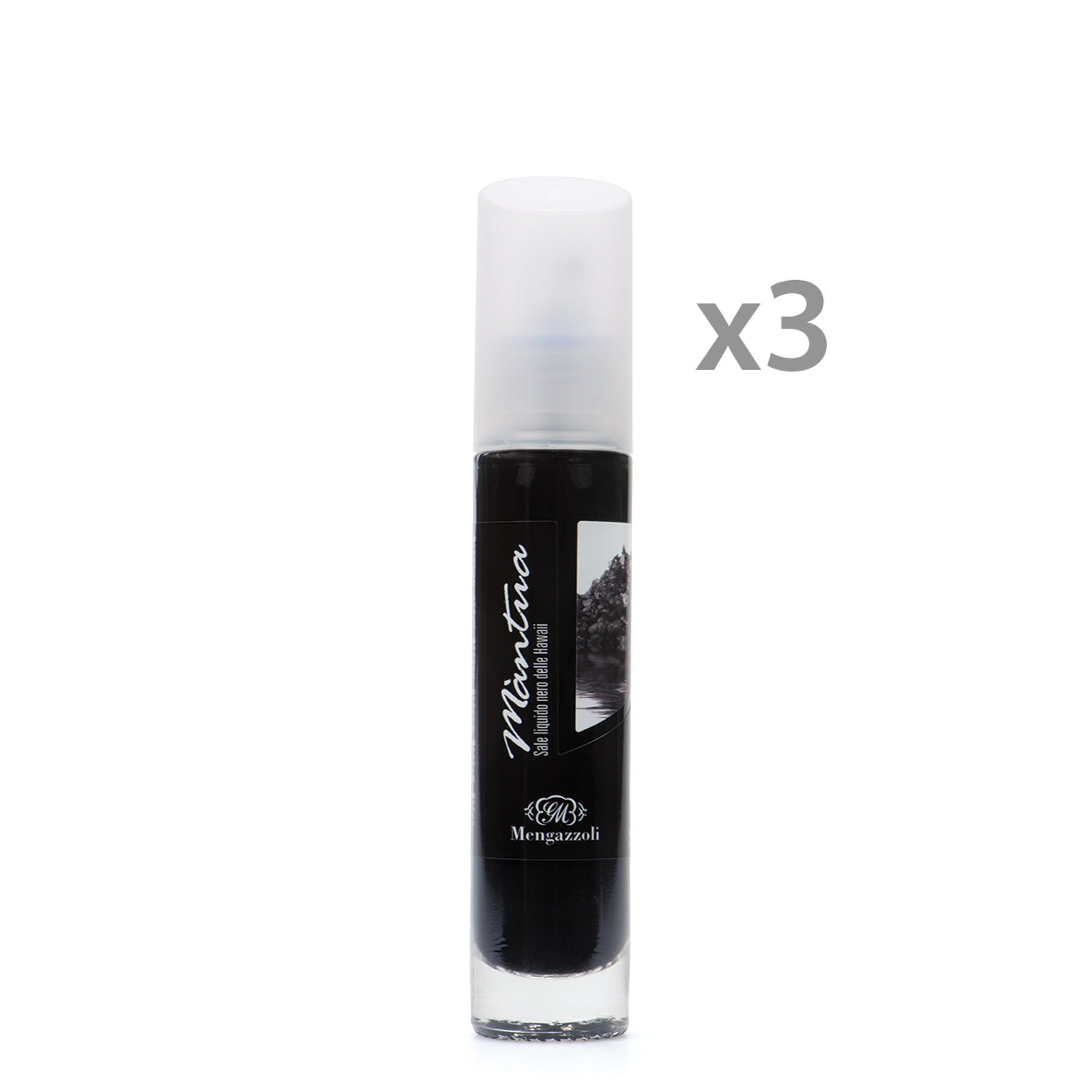 3 bottigliette spray da 100 ml - Sale Nero delle Hawaii liquido Acetificio Mengazzoli vista0