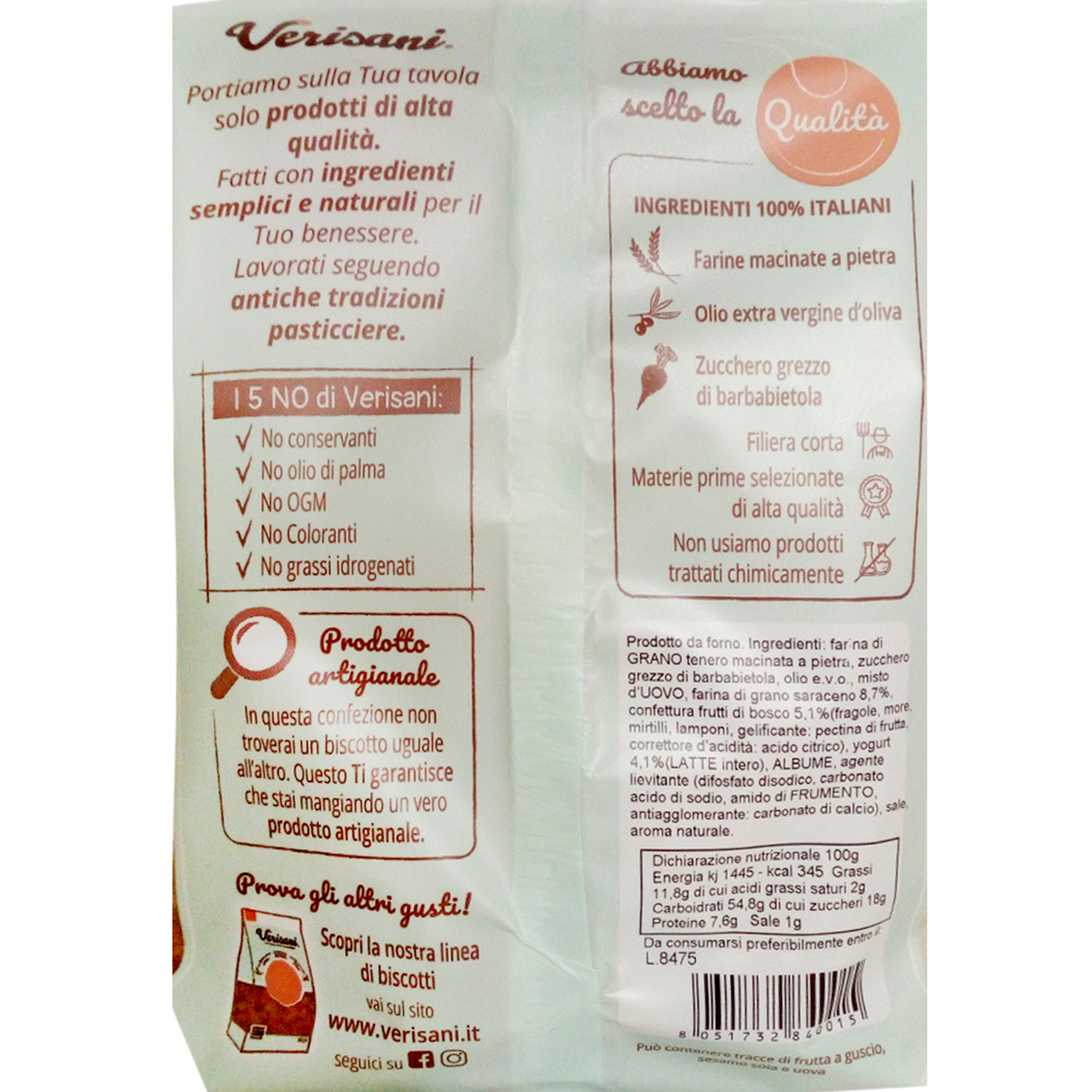 6 mixed packs of 300 gr - “Mix Grani Antichi” Verisani vista4