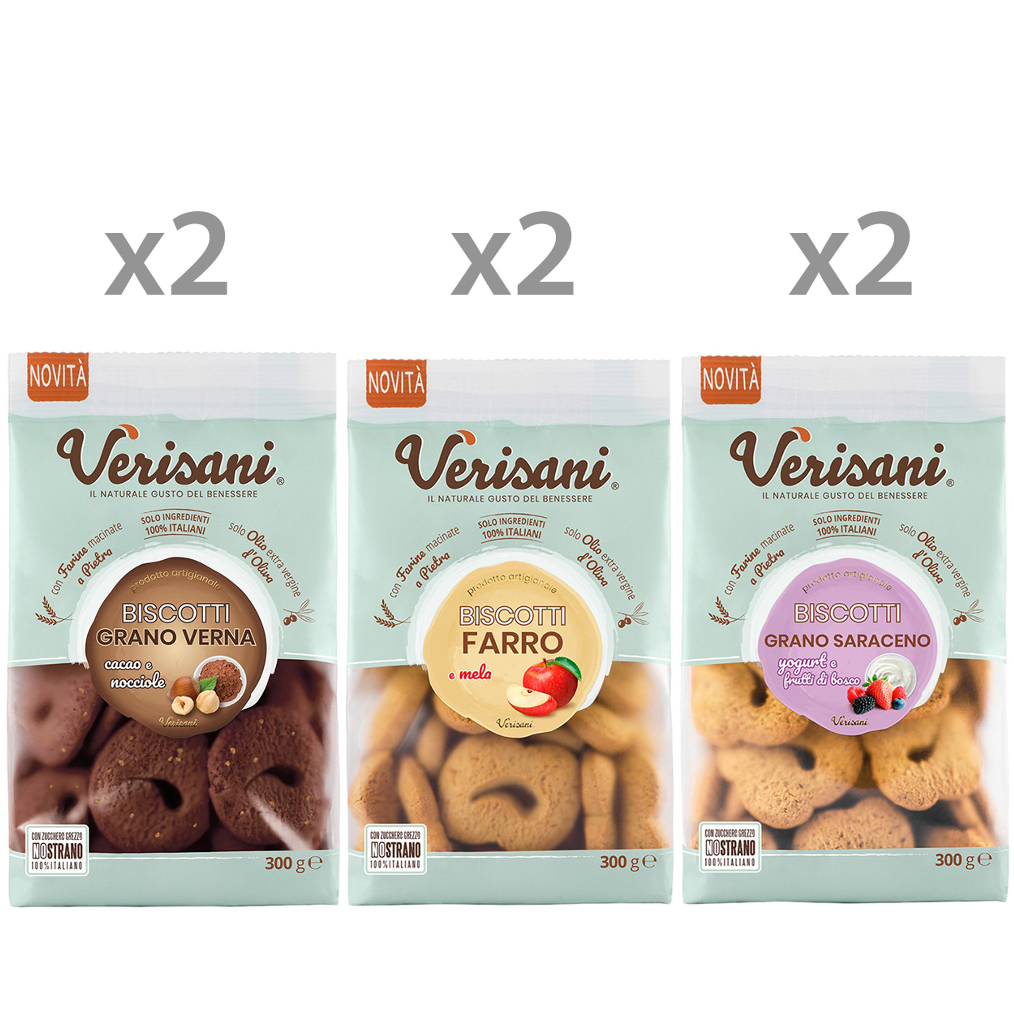 6 mixed packs of 300 gr - “Mix Grani Antichi” Verisani vista0