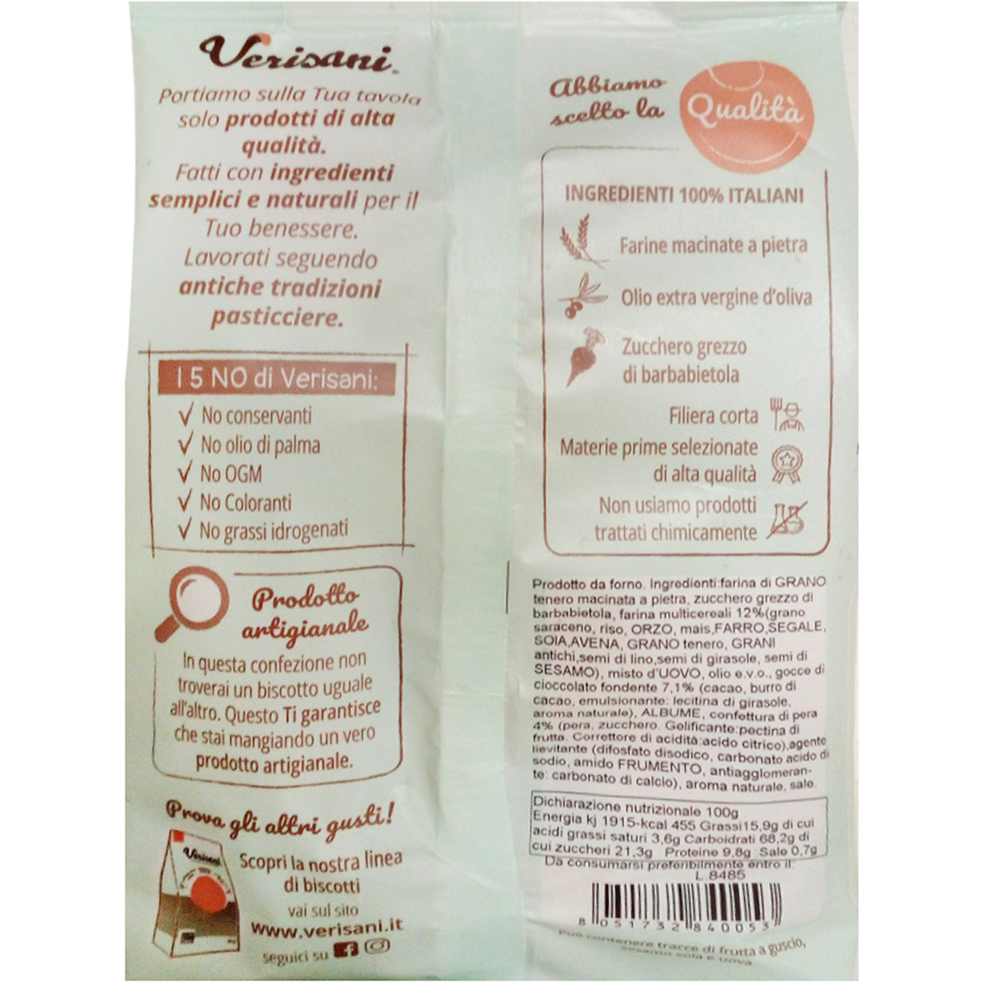 6 confezioni miste da 300 gr - "Mix Tutto Fibre" Verisani vista2