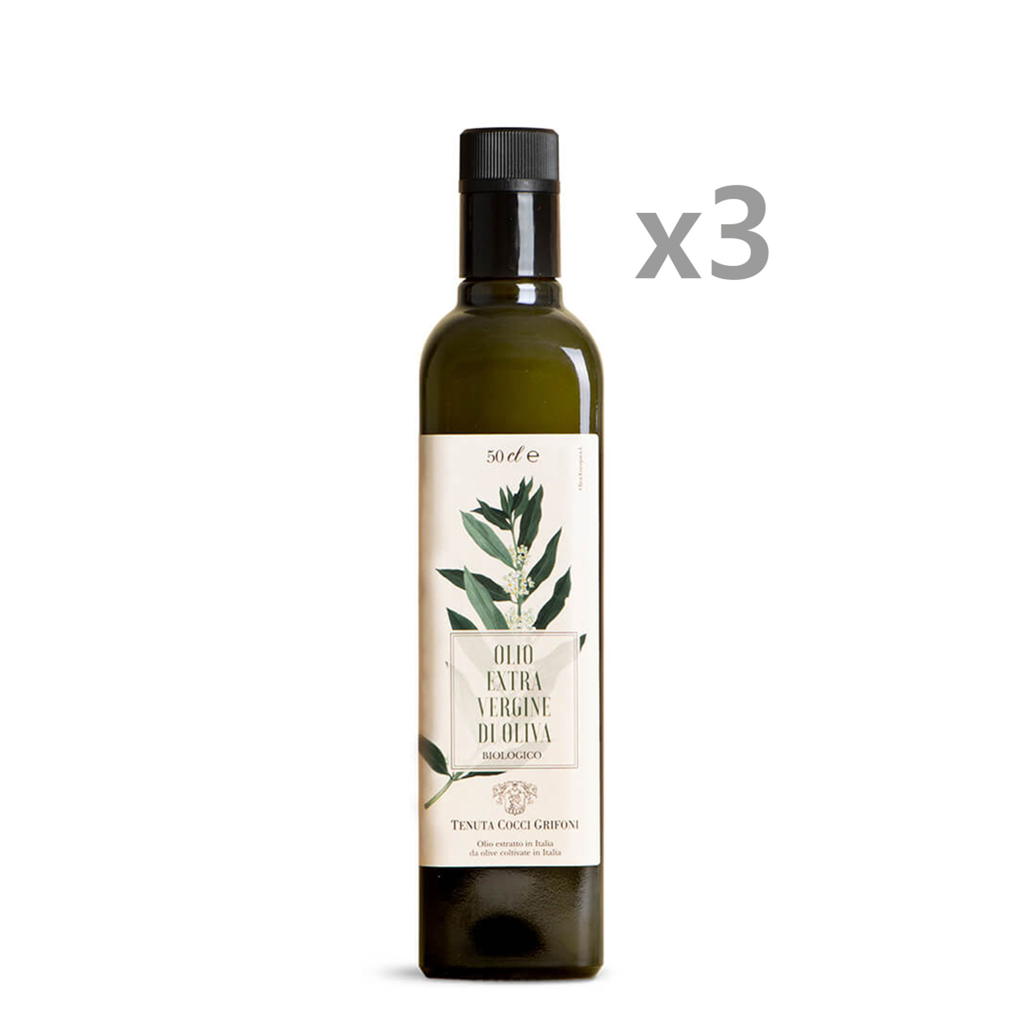 3 bottiglie - Olio EVO 500 ml Cocci Grifoni vista0