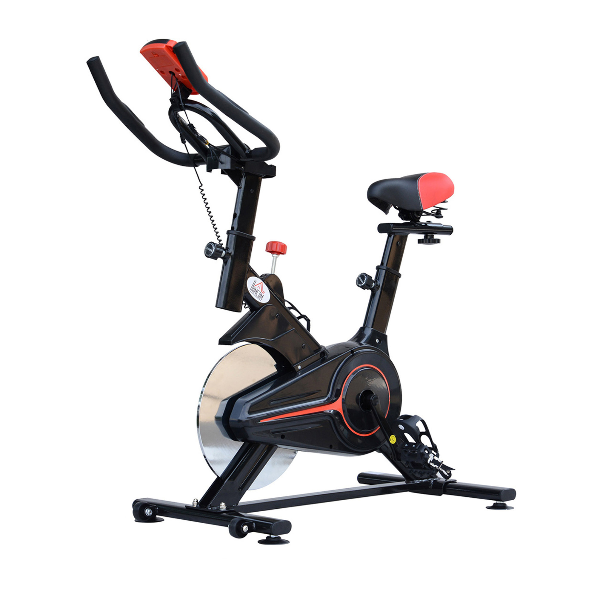 Cyclette per allenamento aerobico con display LCD Fitness at home vista0
