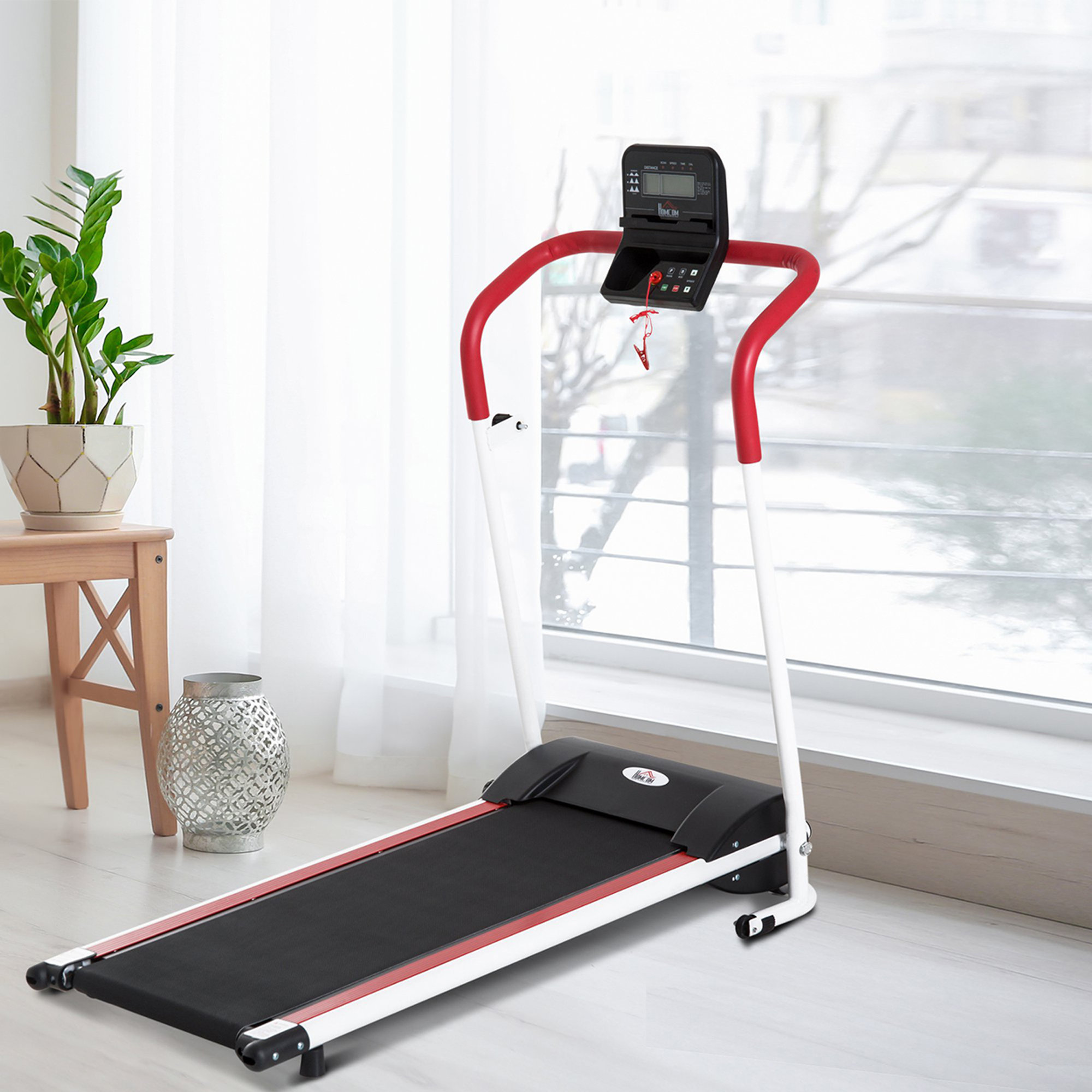 Tapis Roulant elettrico pieghevole con schermo LCD Fitness at home vista1