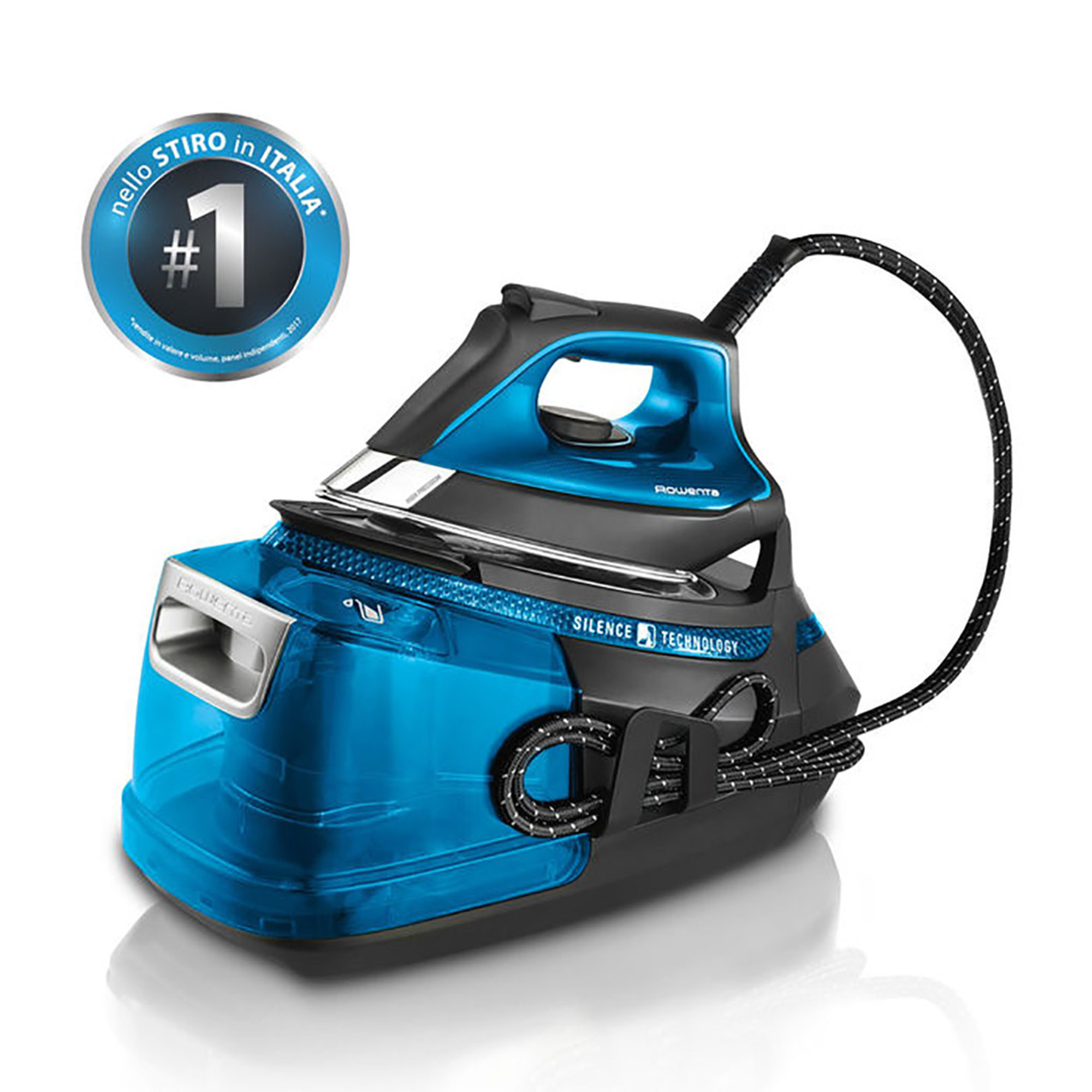 Ferro da stiro Rowenta Silence Steam Pro 2800 W 7,5 bar 140 g/min, azul Tecnologia domestica vista1